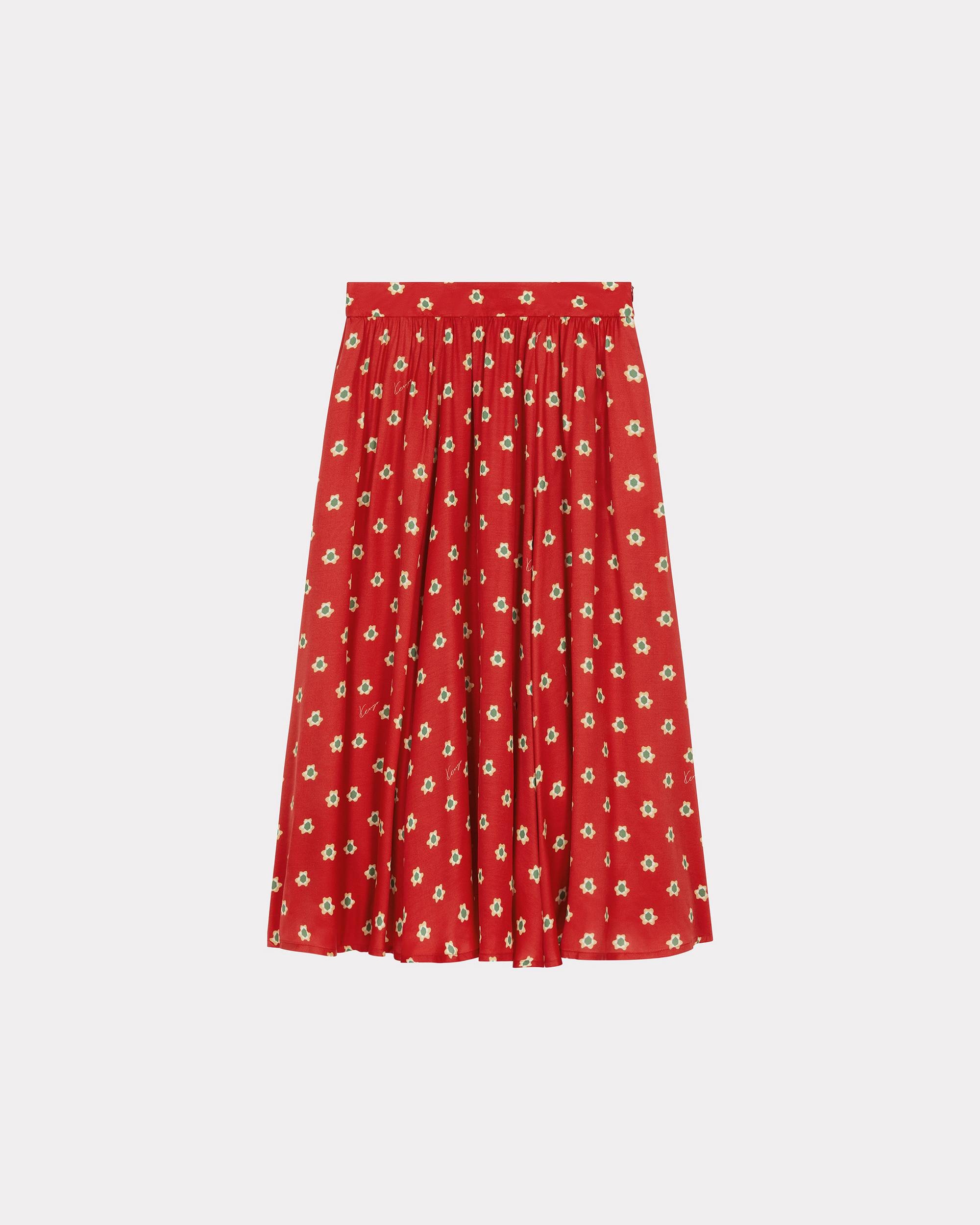 KENZO Teddy Flower midi skirt - 1