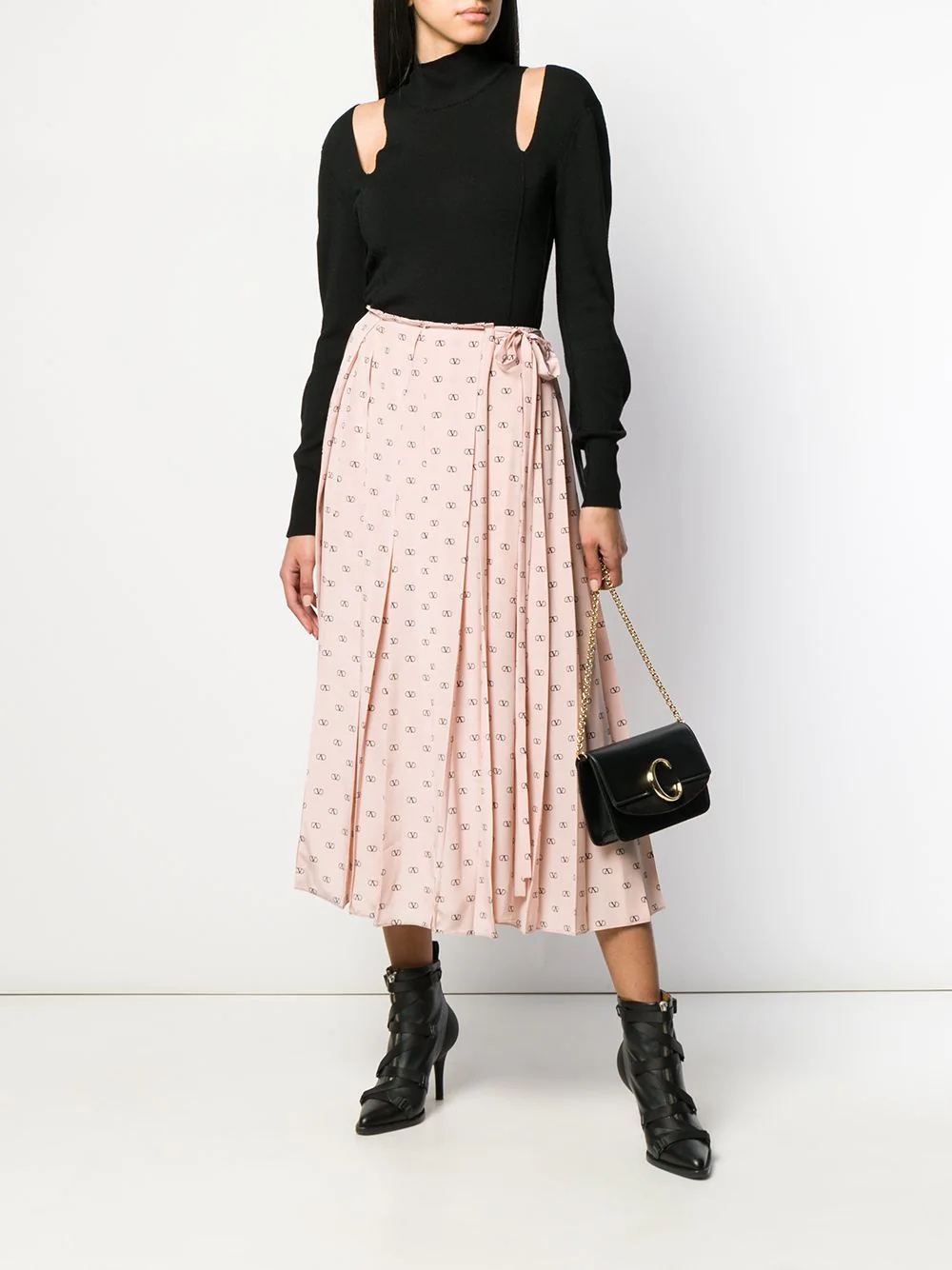 VLOGO pleated skirt - 2