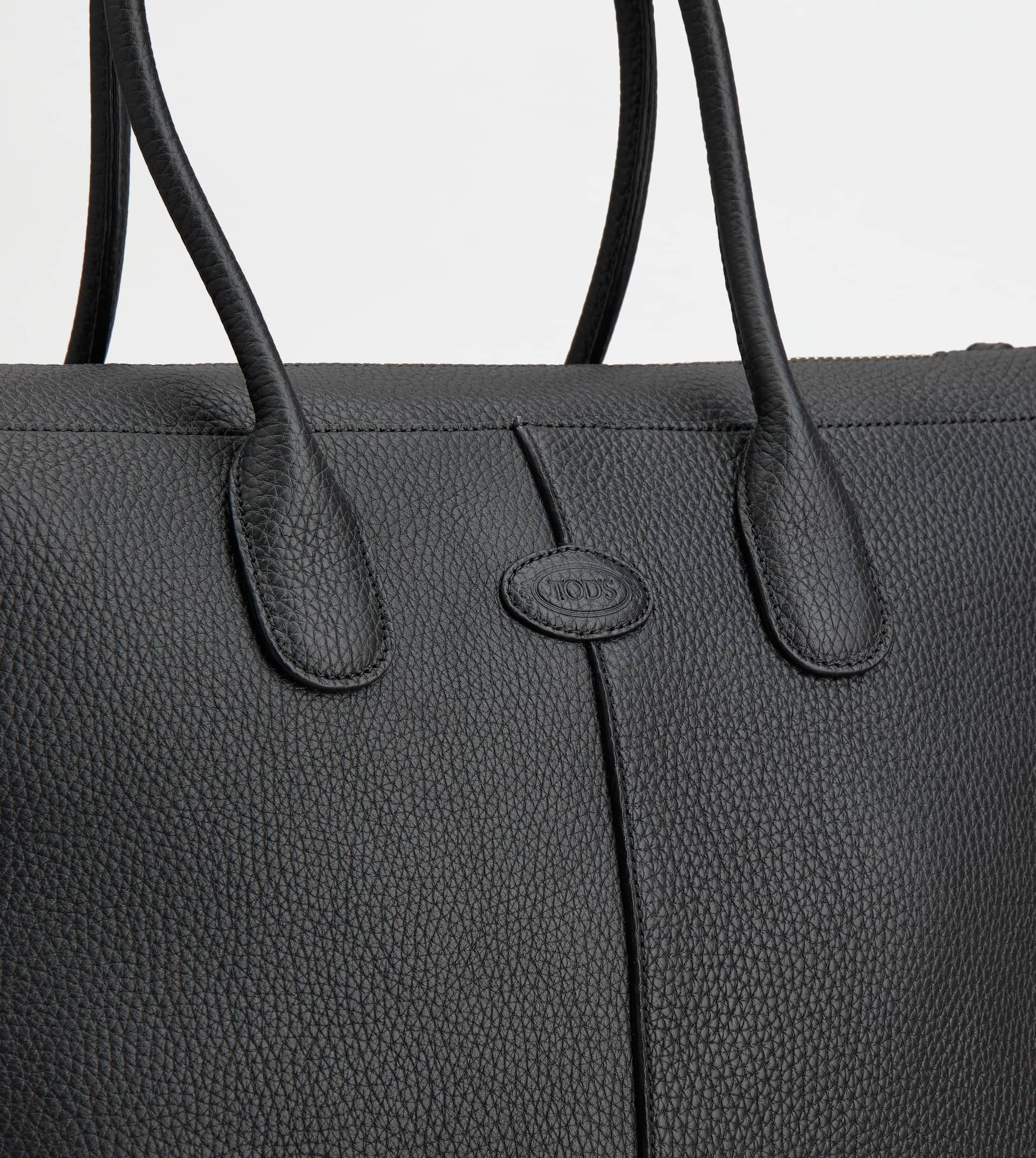 TOD'S DI BAG IN LEATHER LARGE - BLACK - 5
