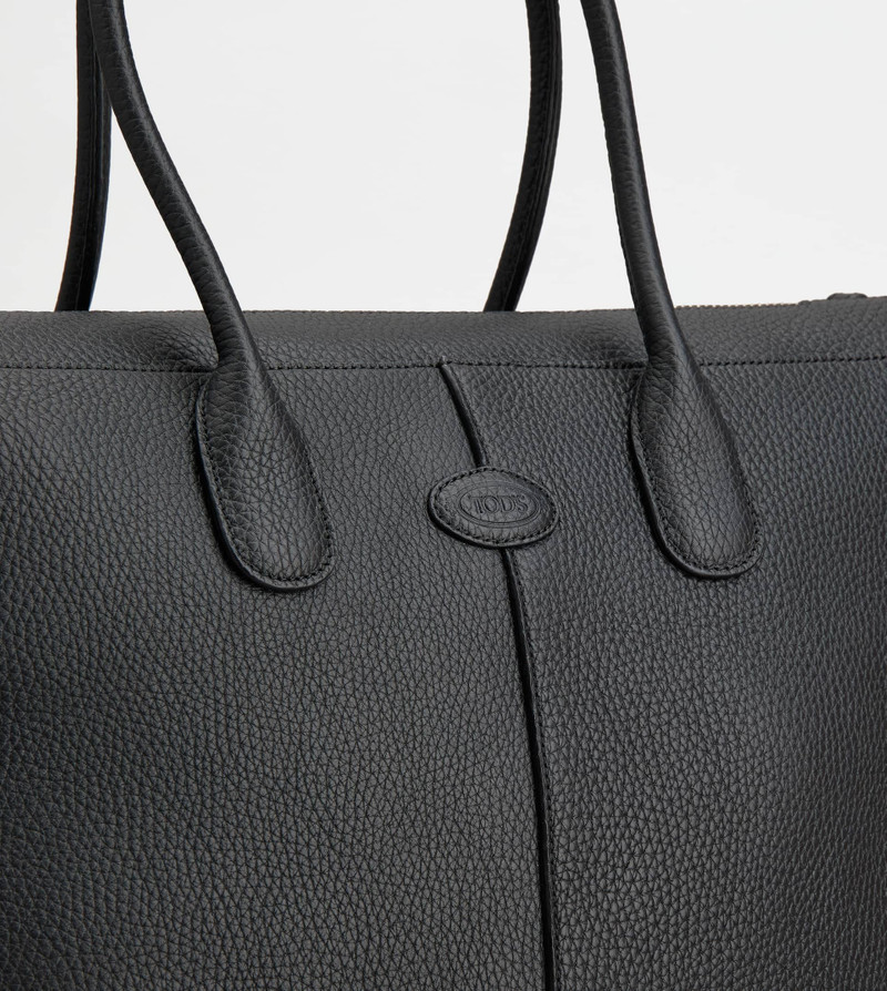 TOD'S DI BAG IN LEATHER LARGE - BLACK 5