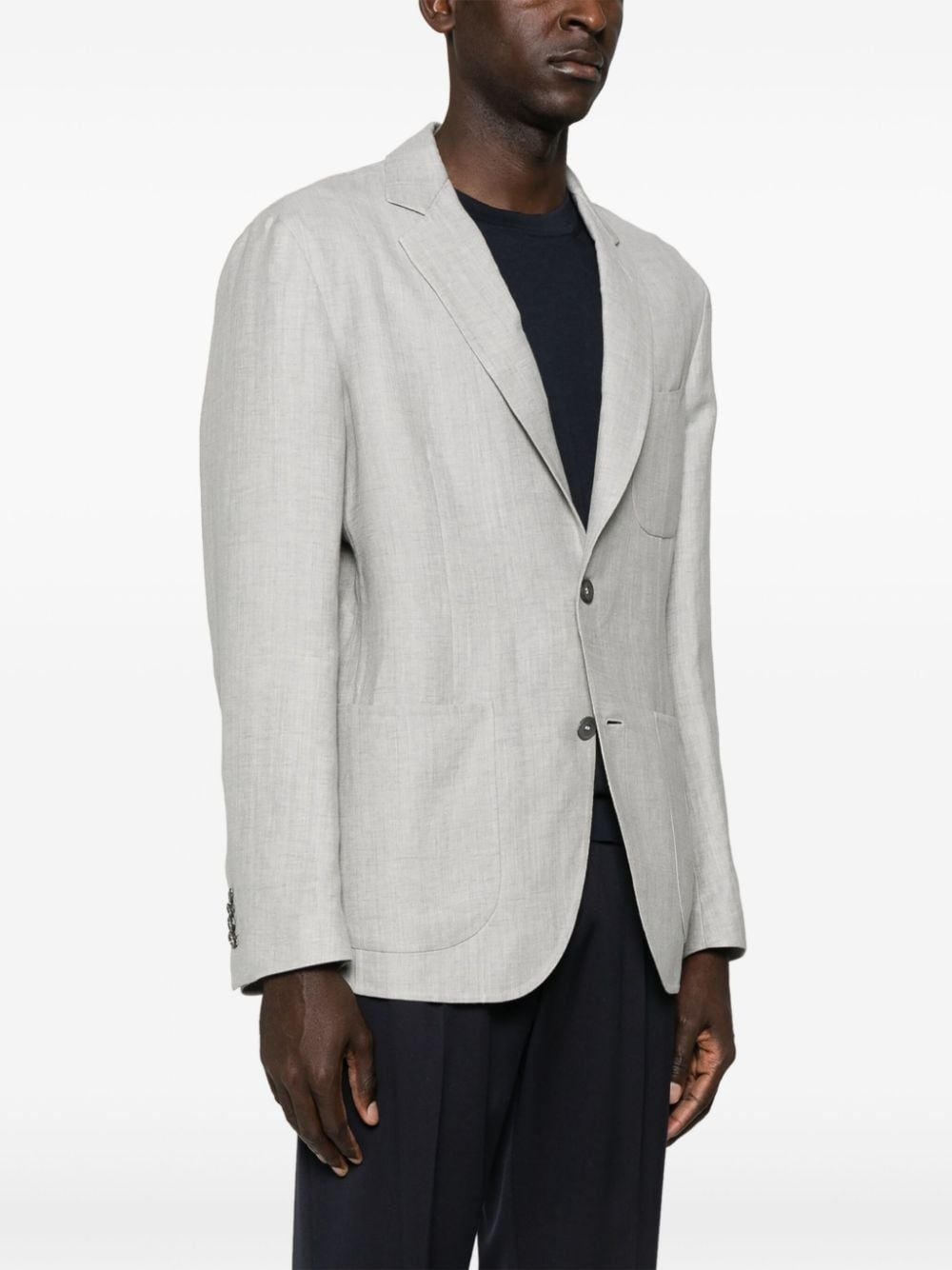 single-breasted blazer - 3