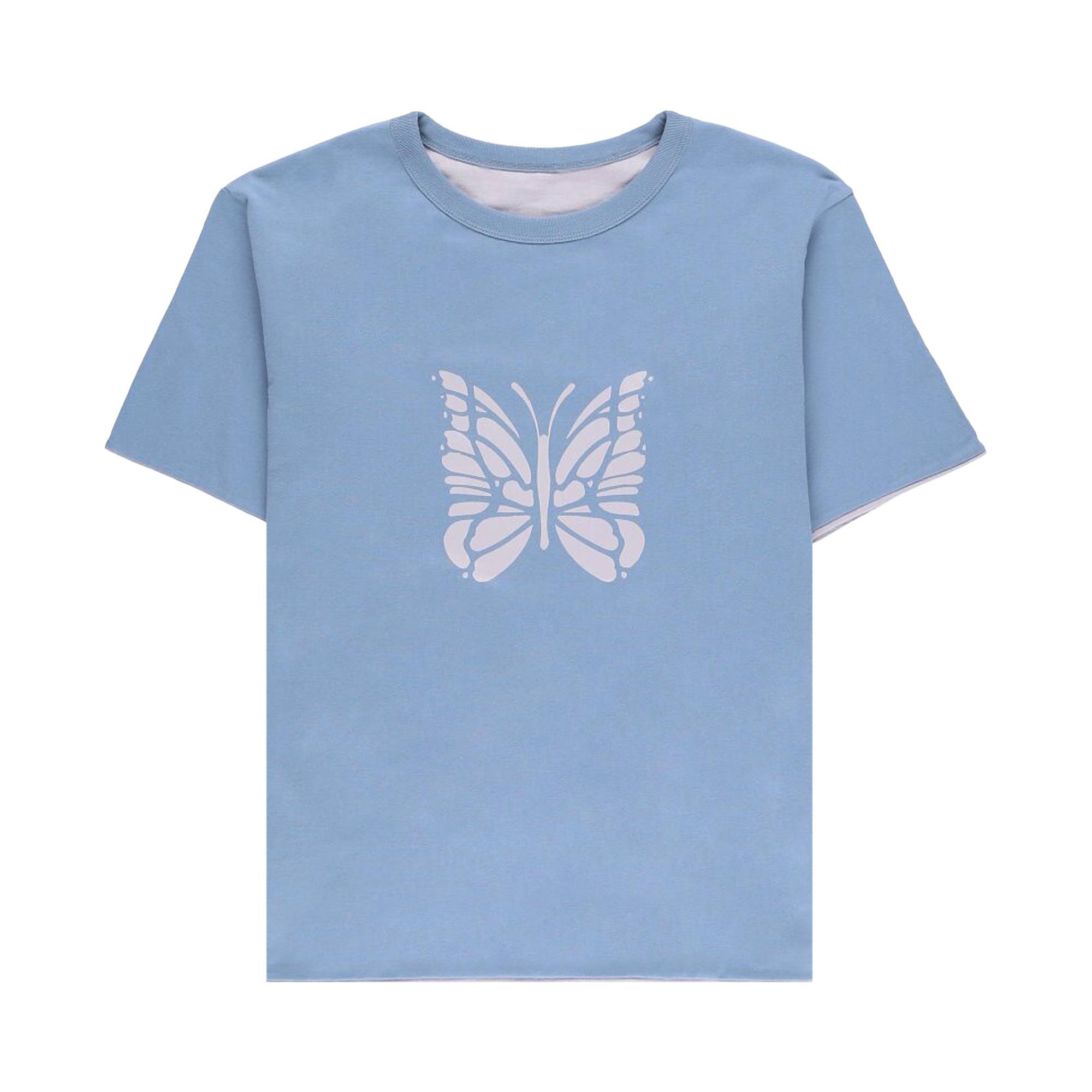 Needles Reversible T-Shirt 'Blue Grey' - 1