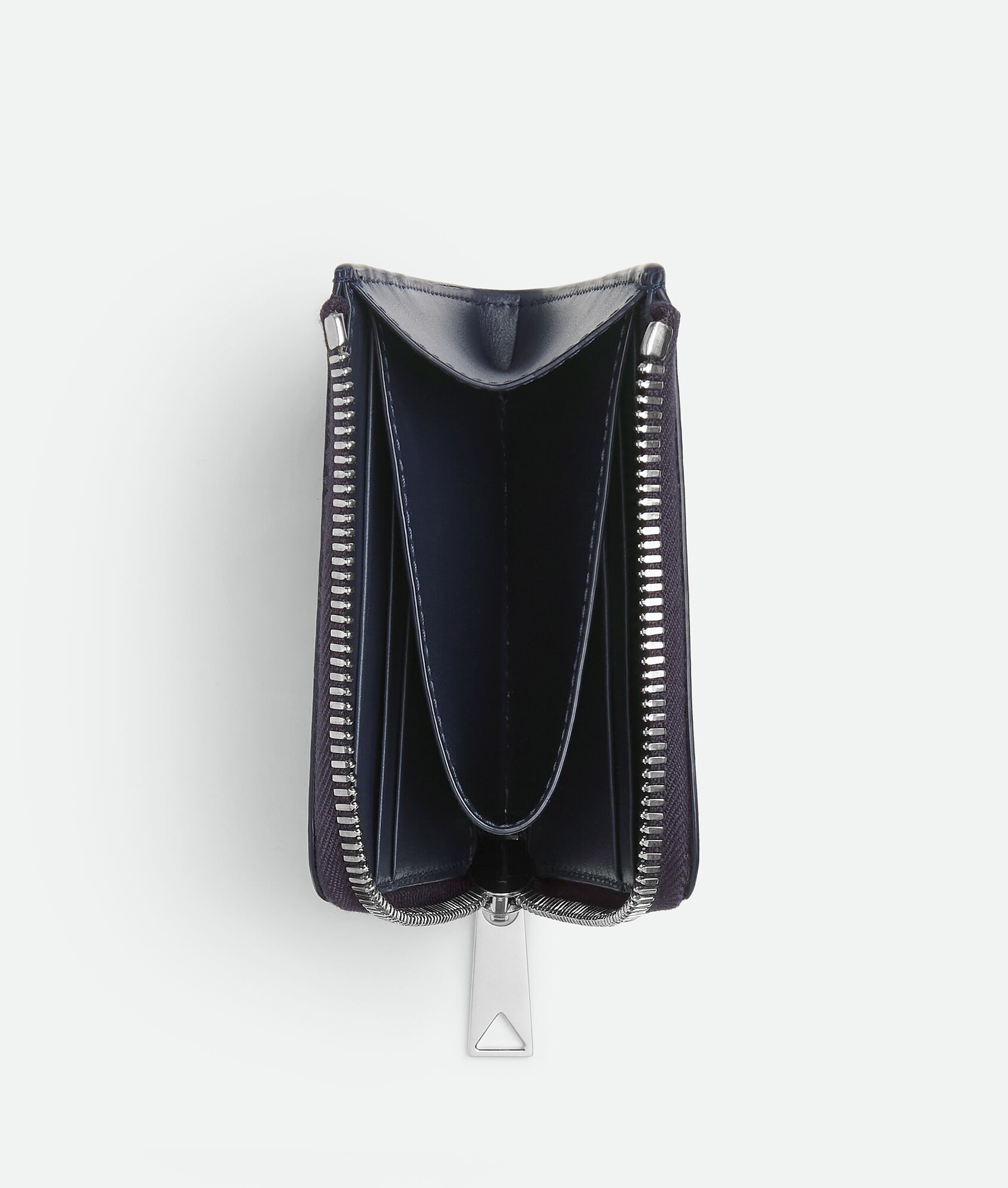 Intrecciato Stamp Square Zip Around Wallet - 2