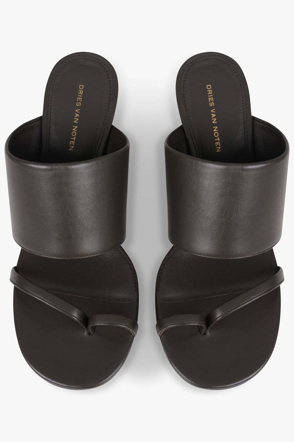 SCULPTURAL WEDGE 75MM MULE | BROWN - 4