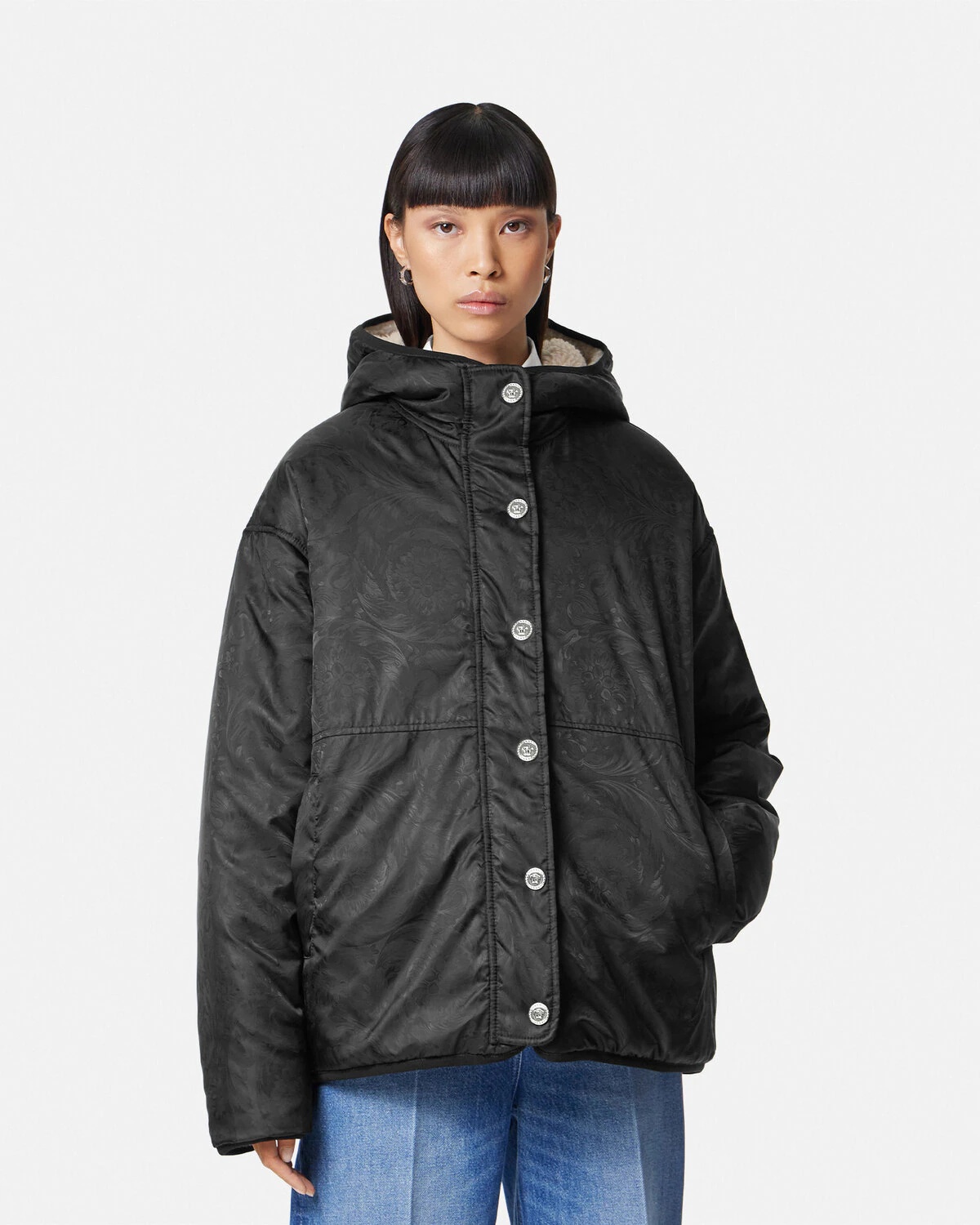 Reversible Barocco Teddy Jacket - 6