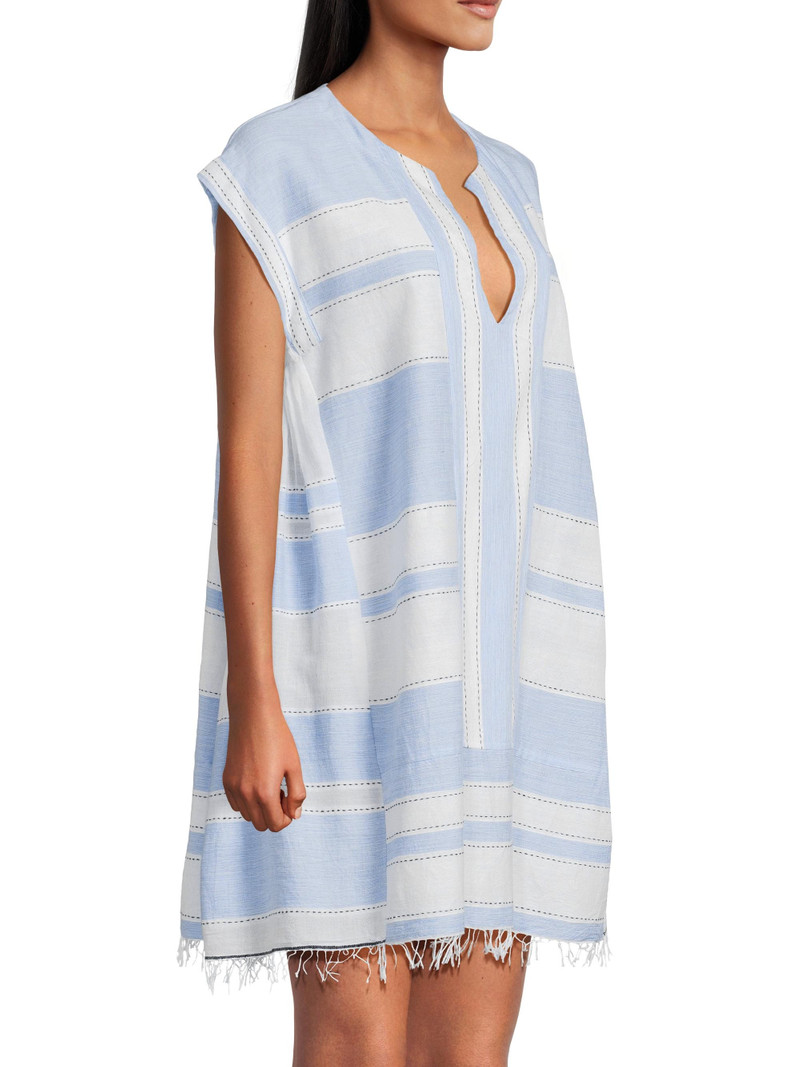 Women's Elina Jacquard Caftan - Debre Sky 4