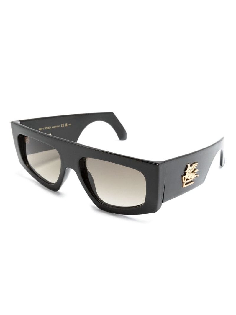 Etro Pegaso rectangle-frame sunglasses outlook