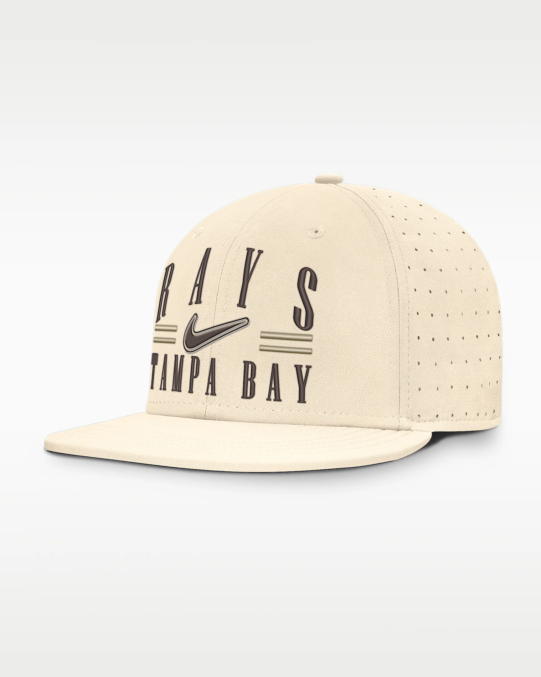 Tampa Bay Rays True Men's Nike AeroBill MLB Fitted Hat - 1