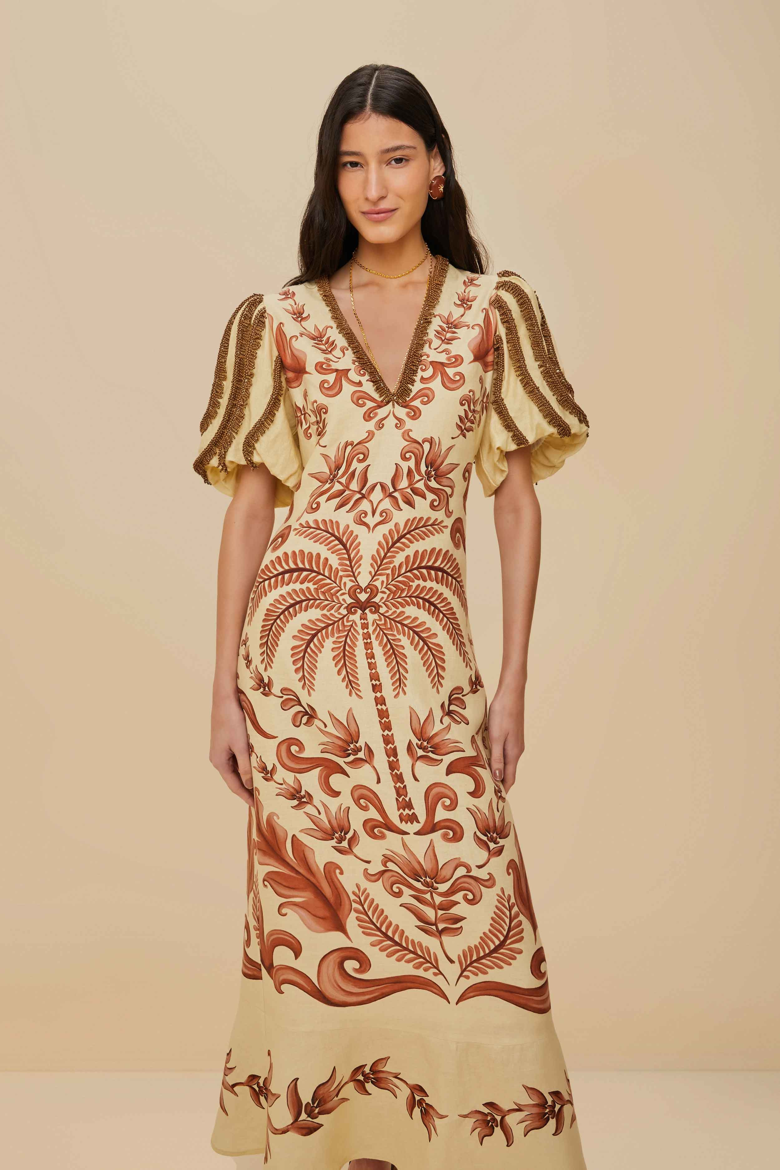 Off-White Milani Euroflax™ Premium Linen Maxi Dress - 2