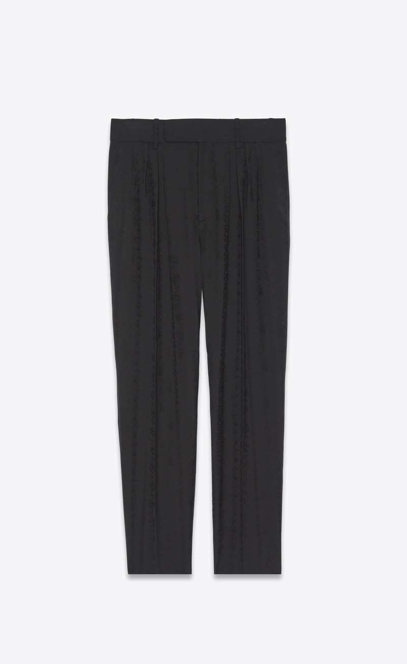 high-rise 바지 에 striped wool 1