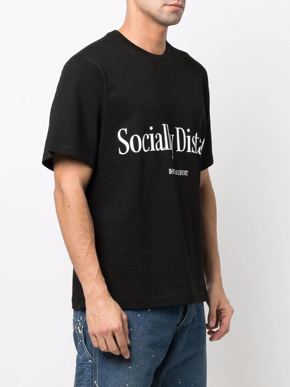 Socially Distant-print T-shirt - 3