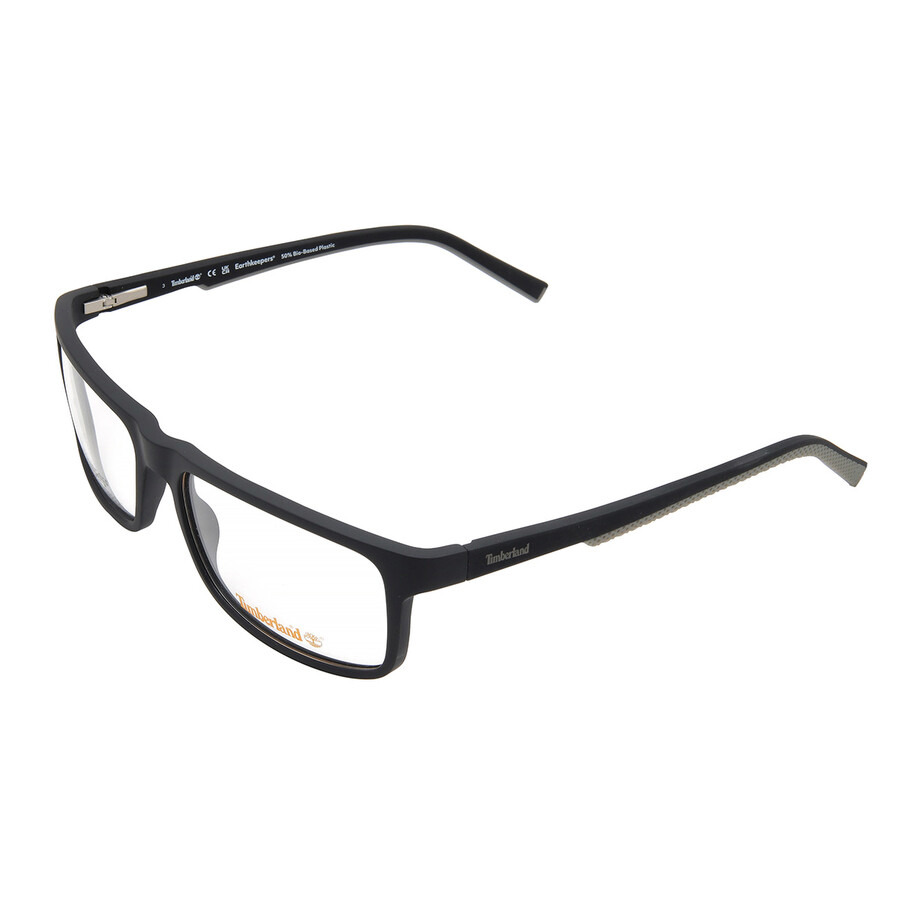 Timberland Demo Rectangular Men's Eyeglasses TB50017 002 60 - 4