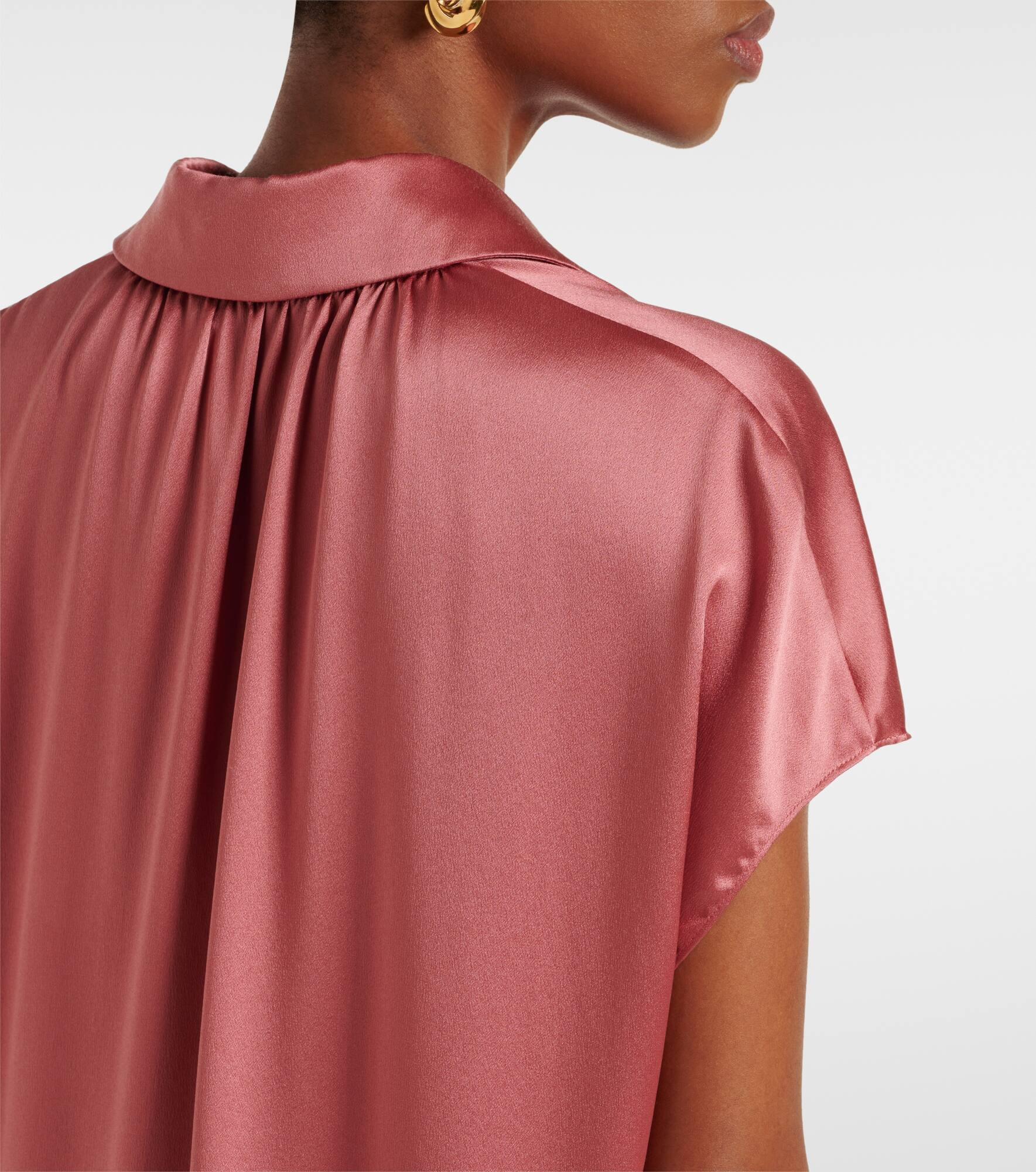 Silk satin blouse - 5
