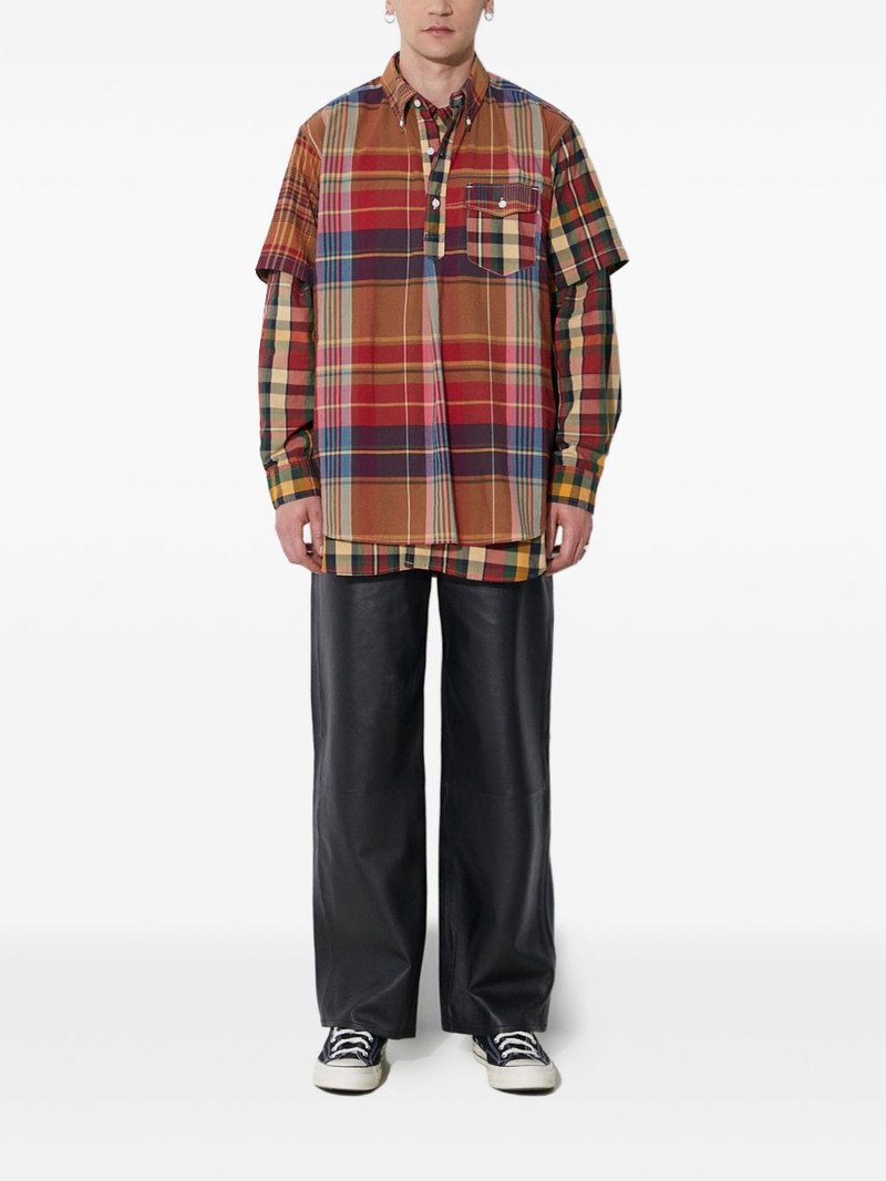Engineered Garments plaid-pattern shirt outlook