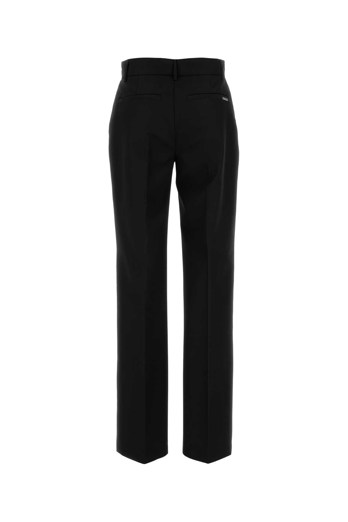 Blumarine Women Black Wool Pant - 2
