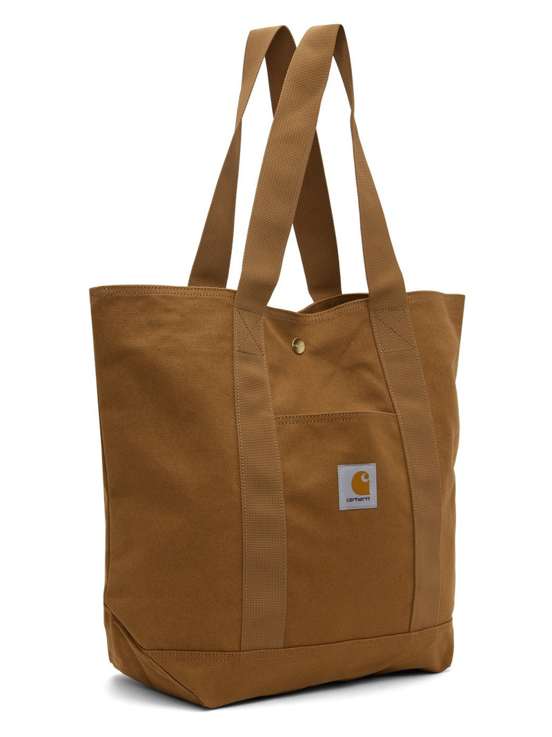 Carhartt logo-patch canvas tote bag outlook