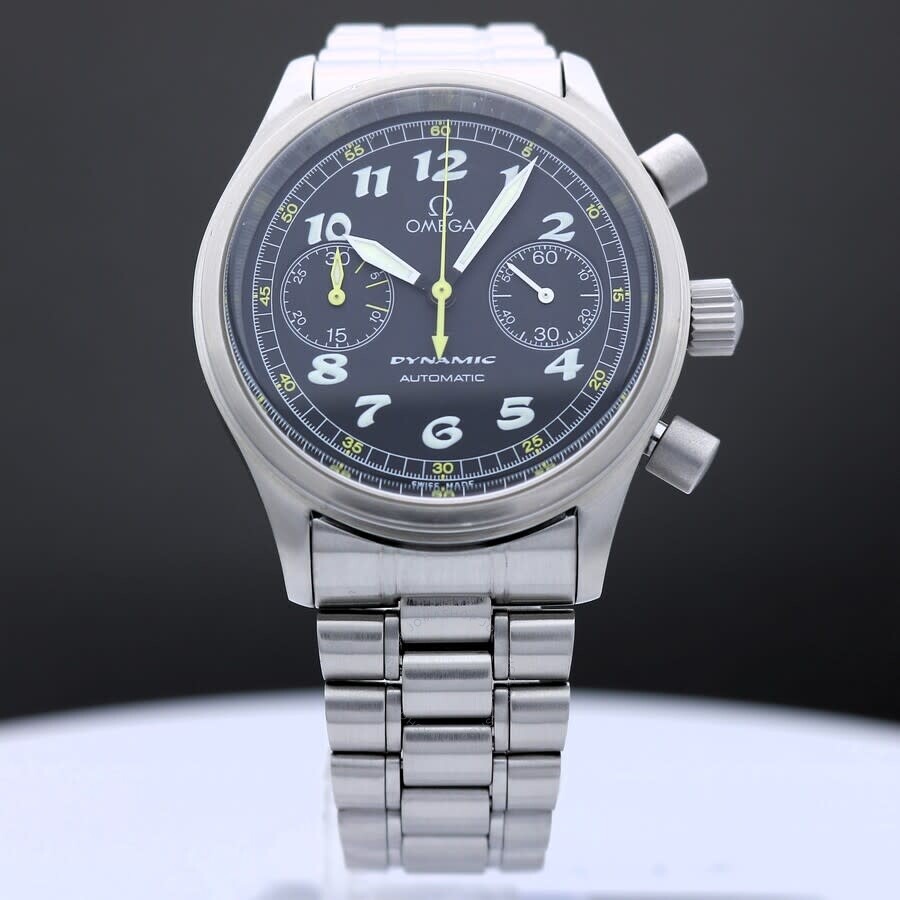 Pre-owned Omega Dynamic Chronograph Automatic Black Dial Men's Watch 5240.5 - 2