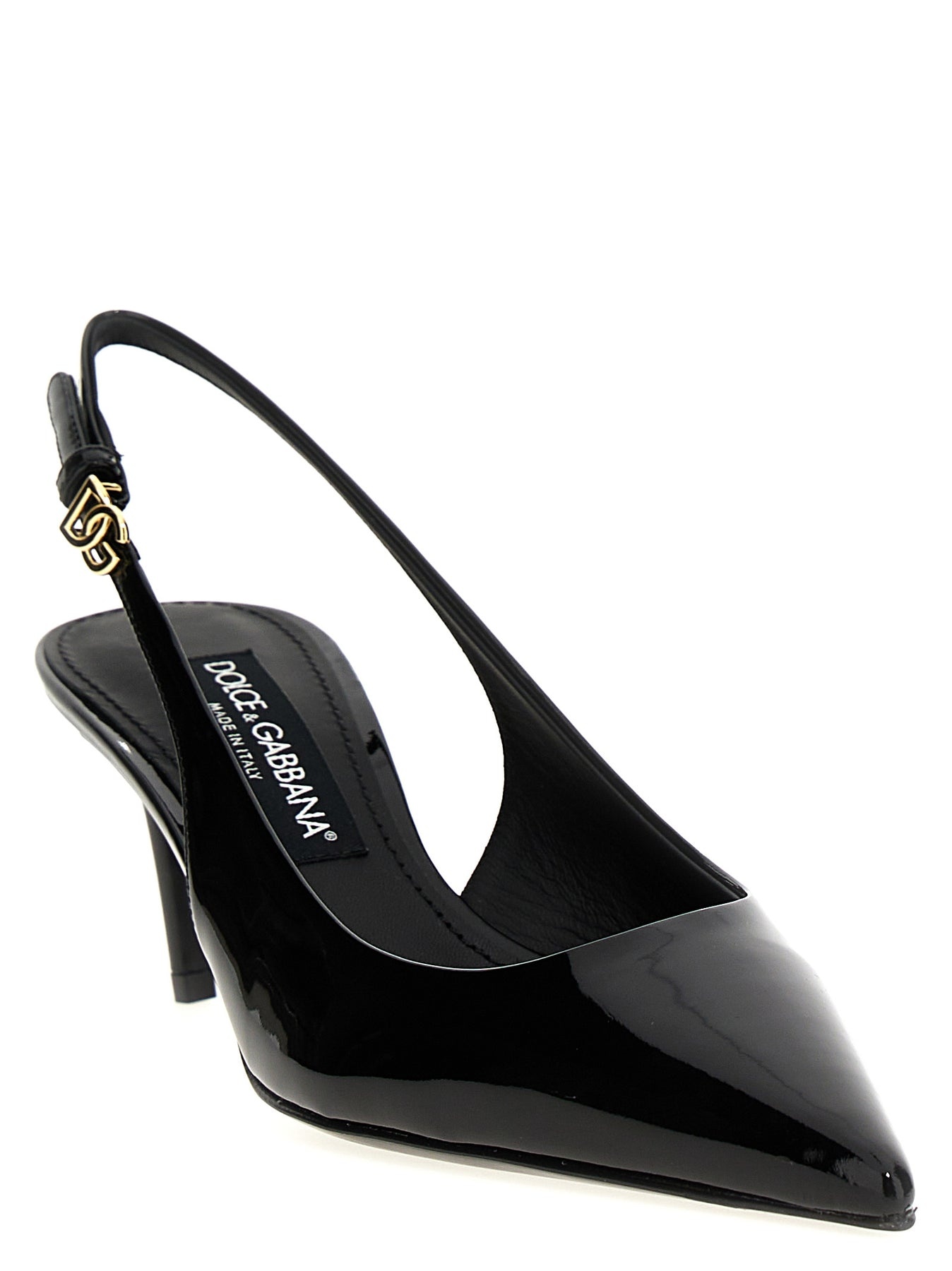 Logo Slingback Pumps Black - 2