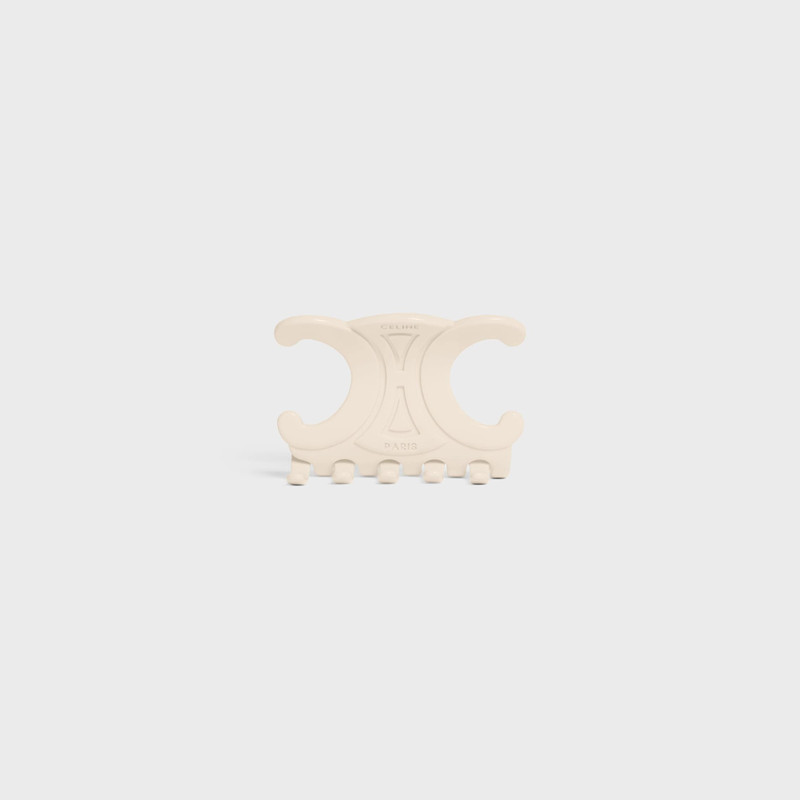 Triomphe Large Hair Claw in Acetate and Steel 1
