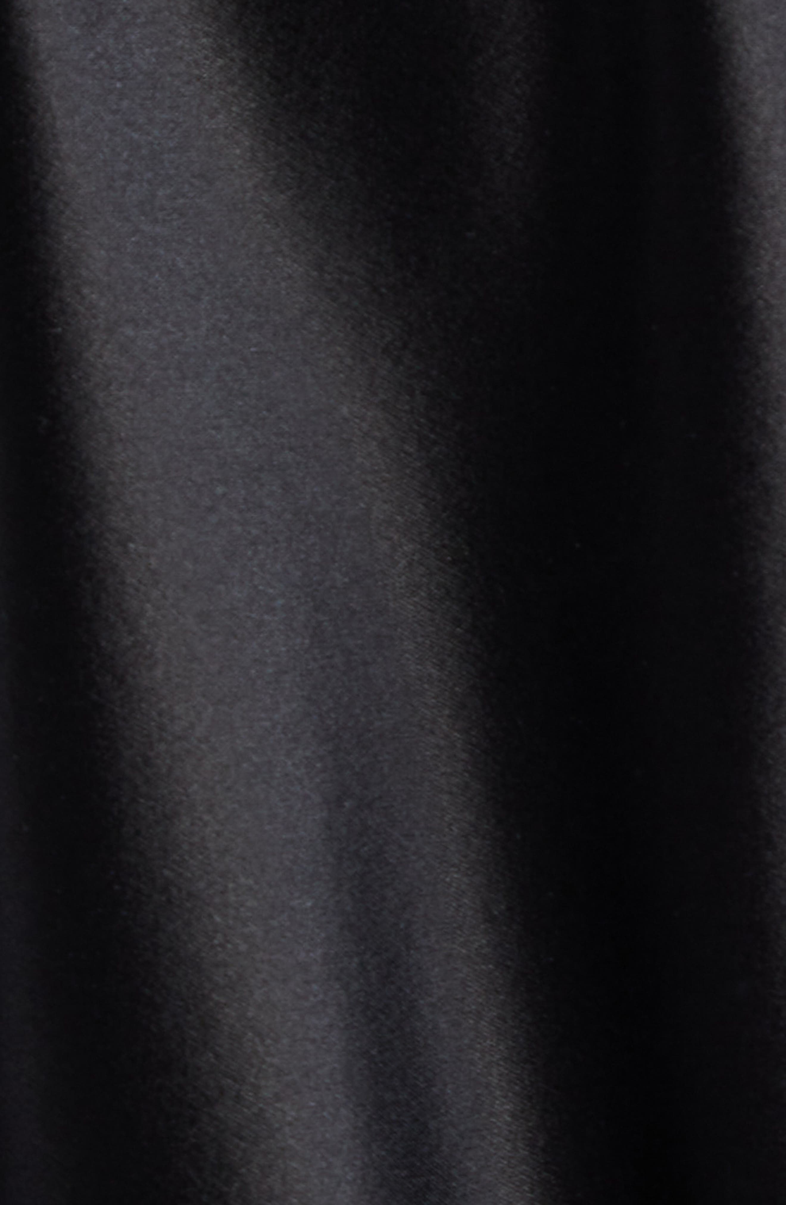 Altuzarra Honey Tie Waist Silk Dress in 000001 Black at Nordstrom - 6