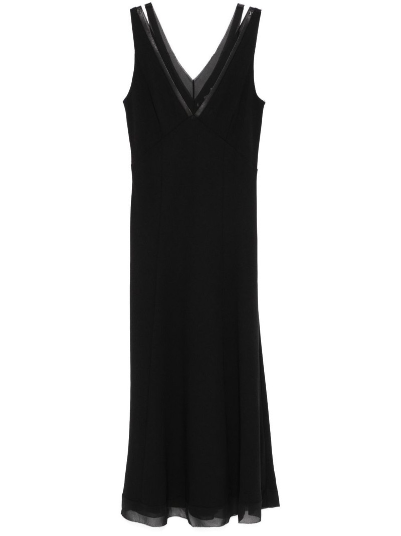 crepe midi dress 1
