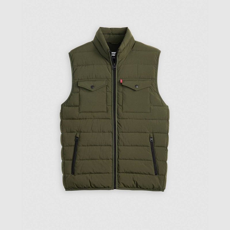 2 CHEST POCKET LIGHTWEIGHT QUILTED VEST 1