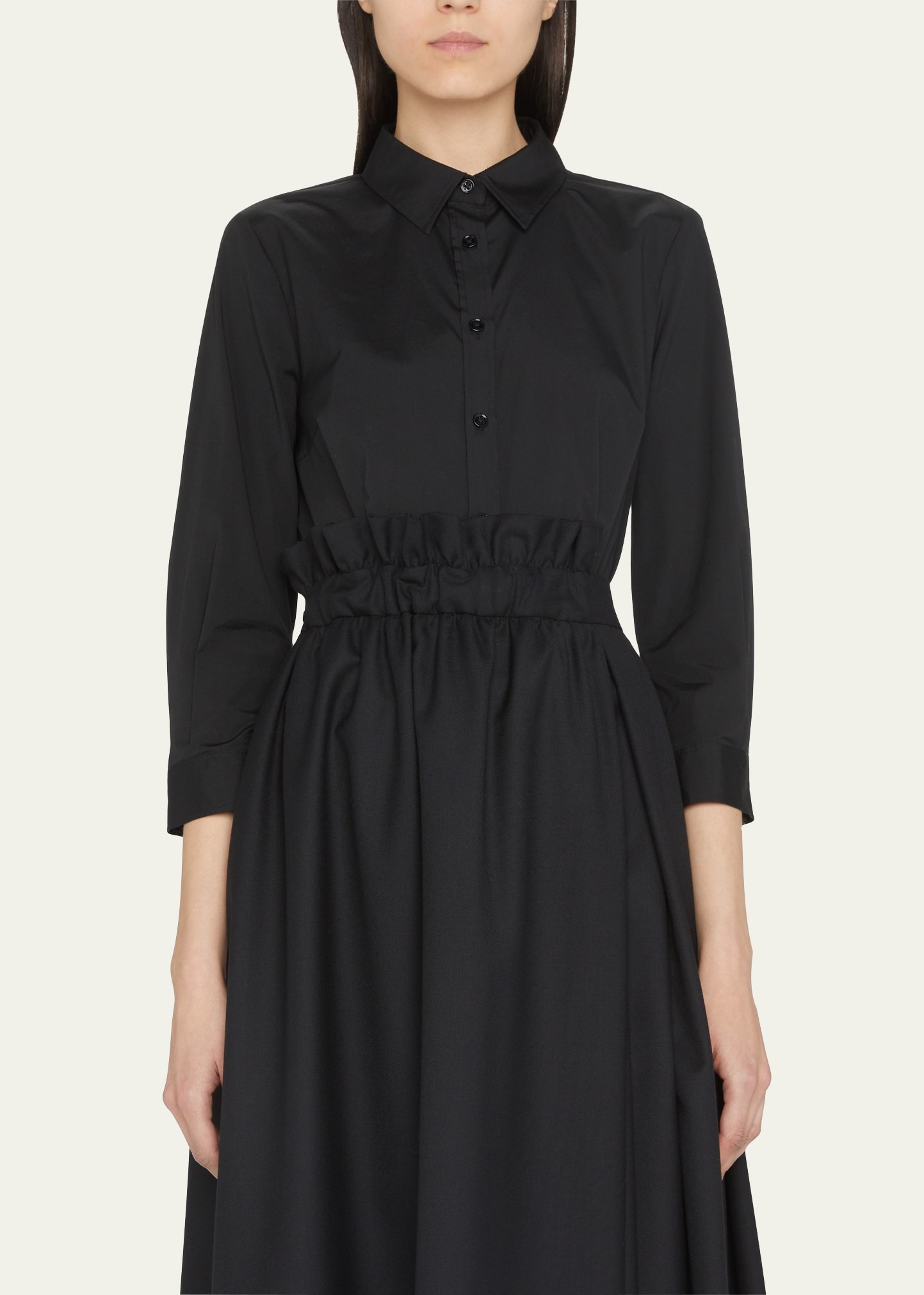 Classic Cotton Button-Front Shirt - 4