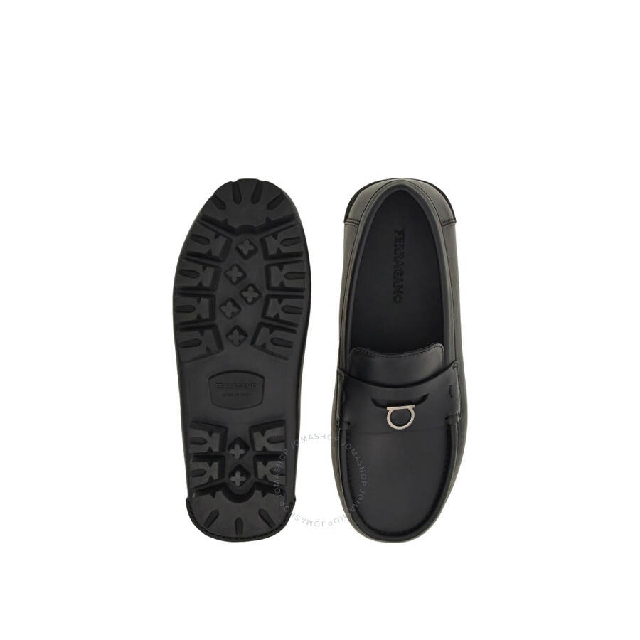 Ferragamo Driver Loafers with Gancini Ornament - 4