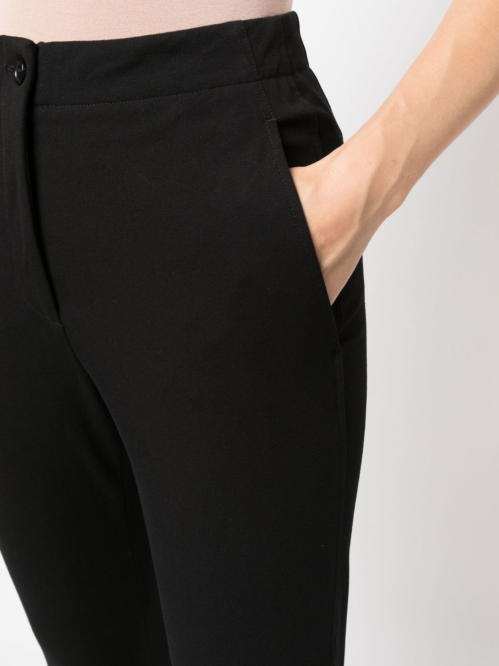 Slim-fit high-waisted trousers - 5