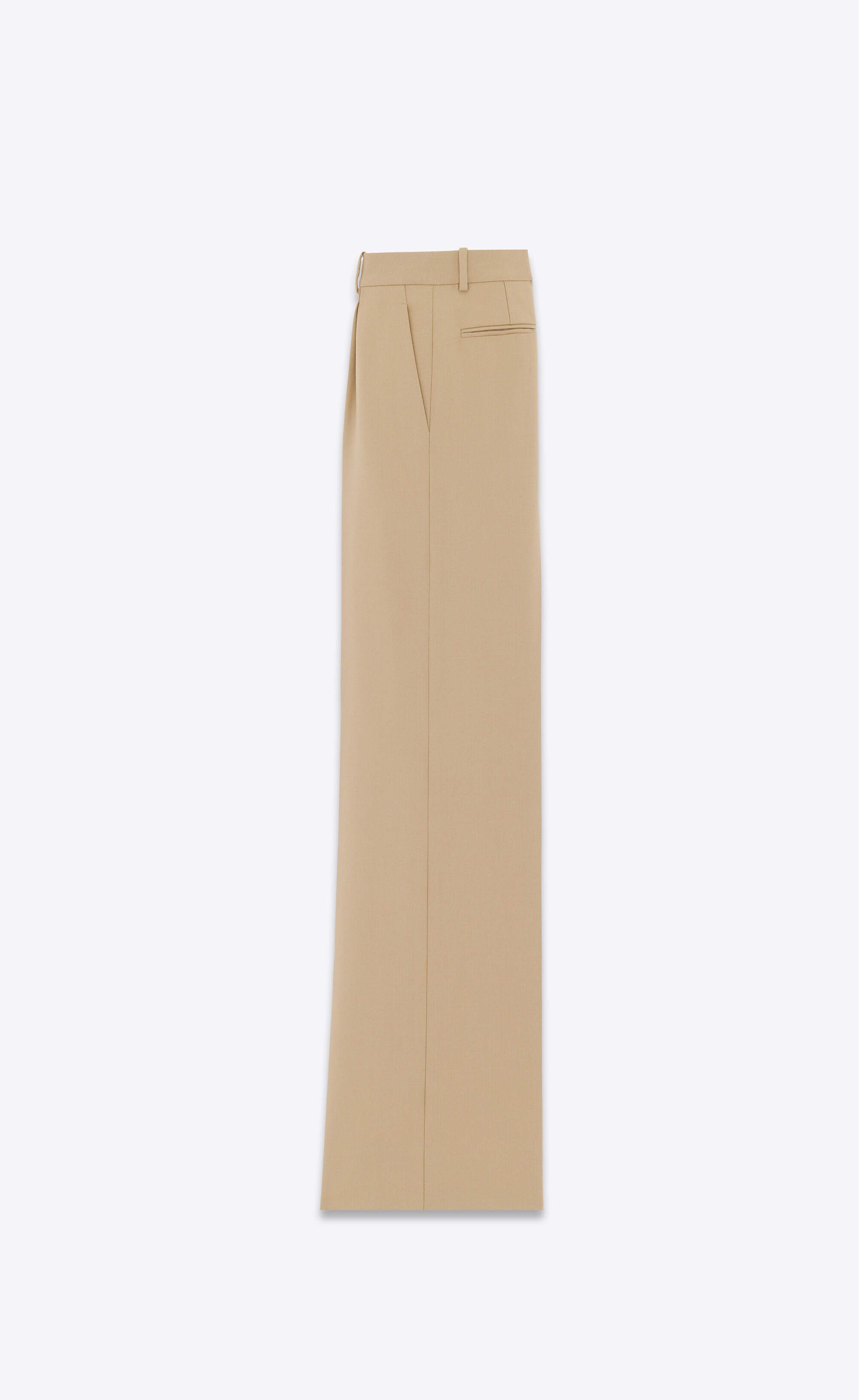 flared pants in gabardine - 2