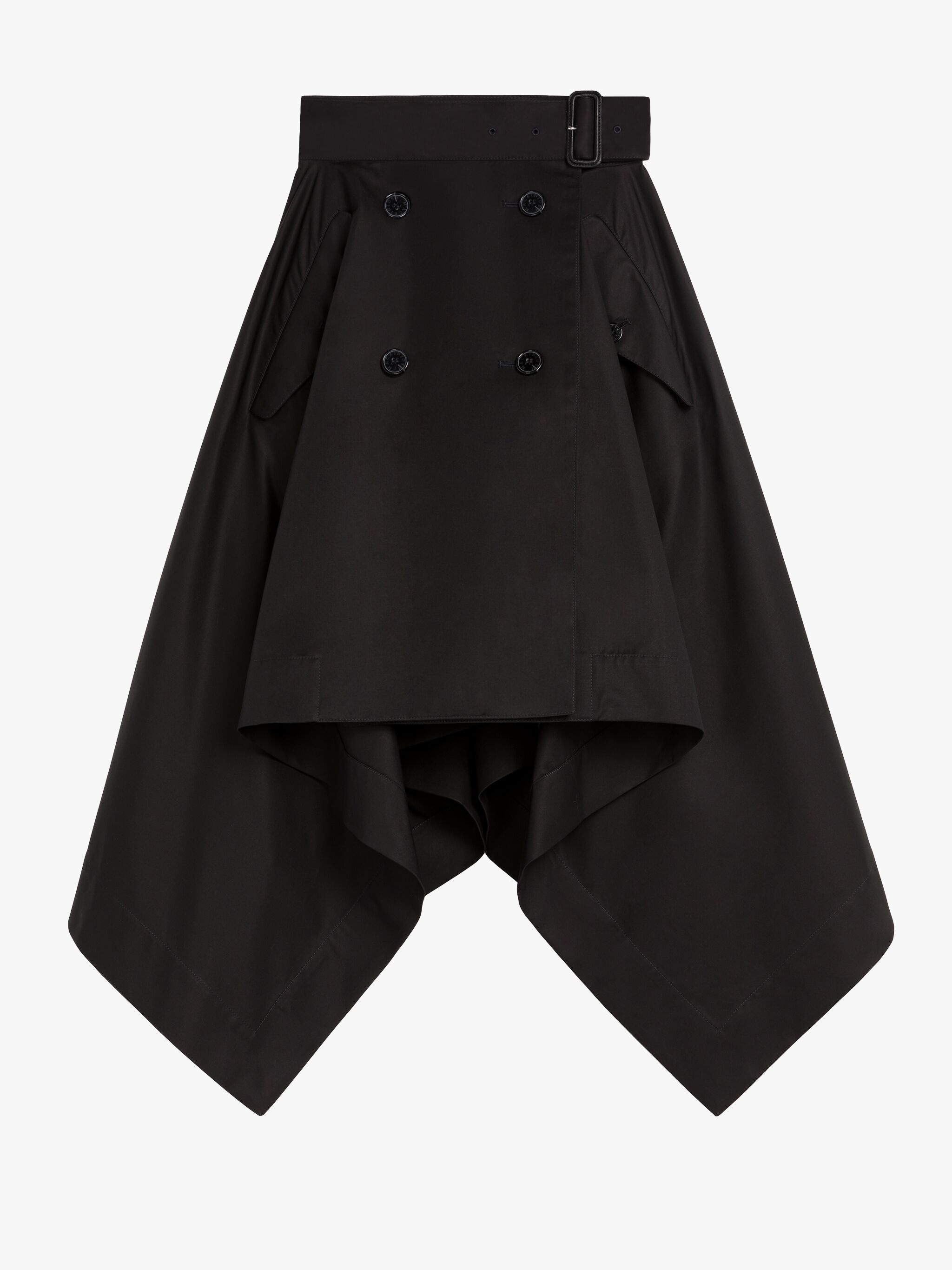 CECILA BLACK COTTON SKIRT - 1