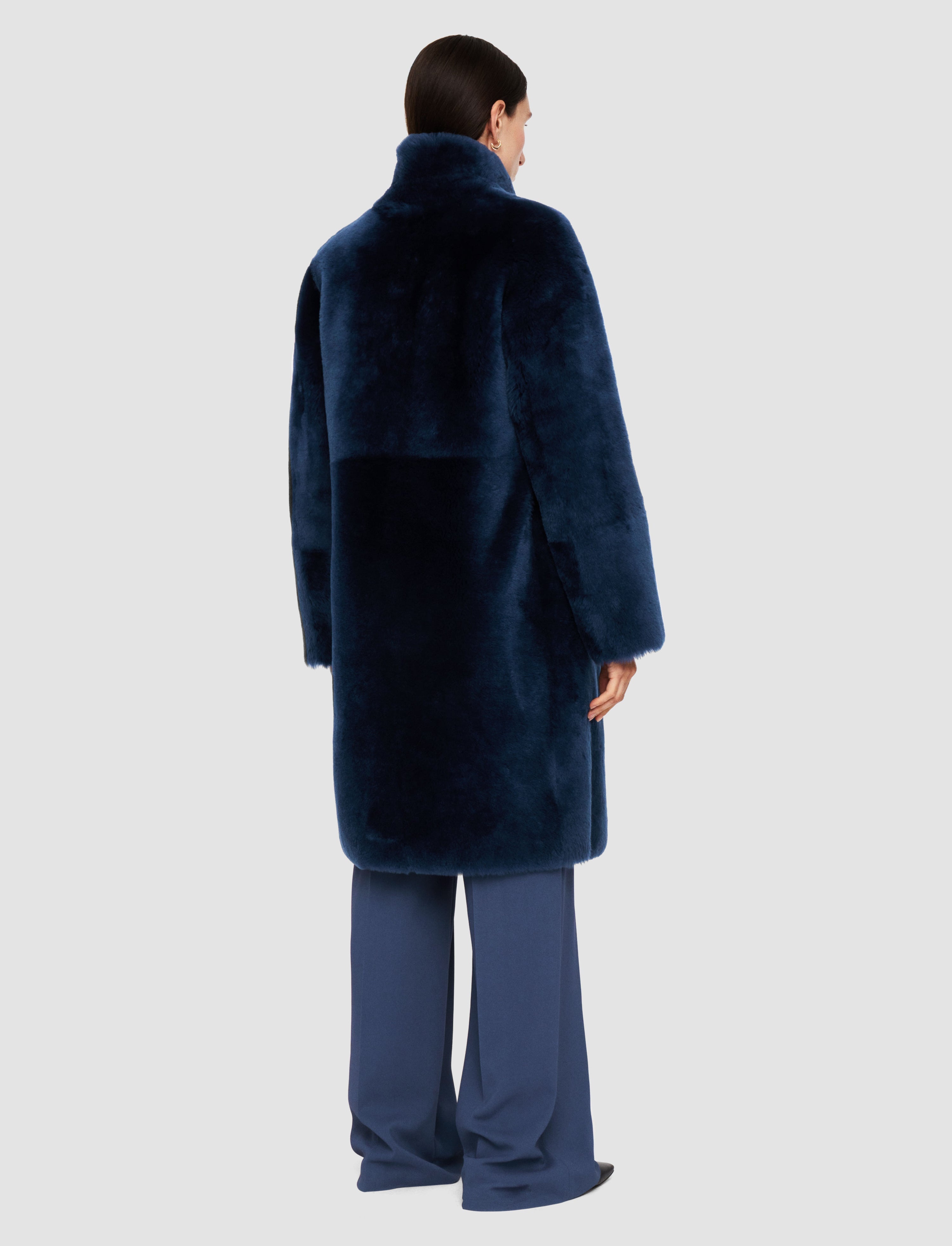 Britanny Reversible Shearling Coat - 4