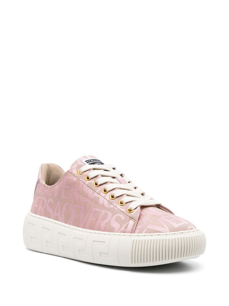VERSACE Versace Allover Greca sneakers outlook