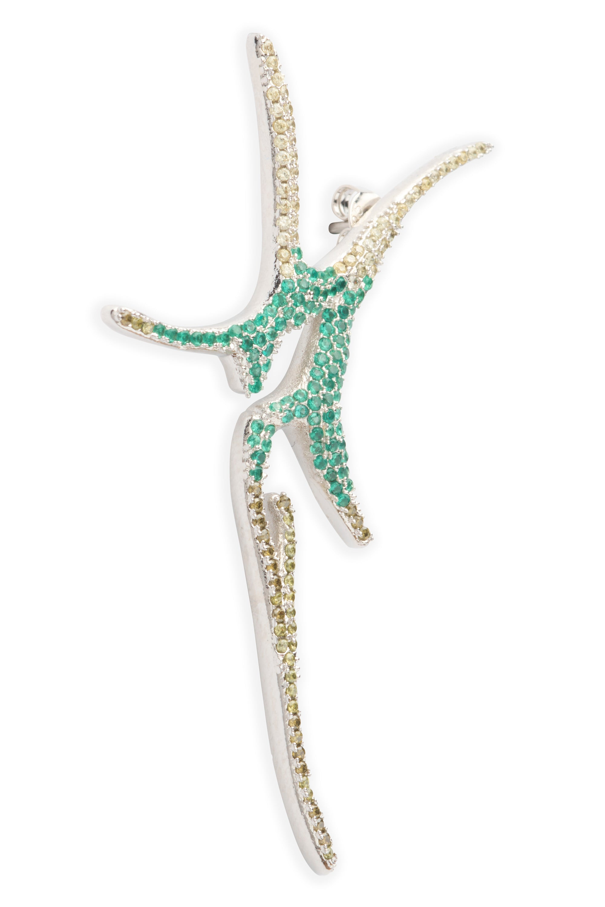 FADING LIME PAVE NOVA EARRINGS - 3
