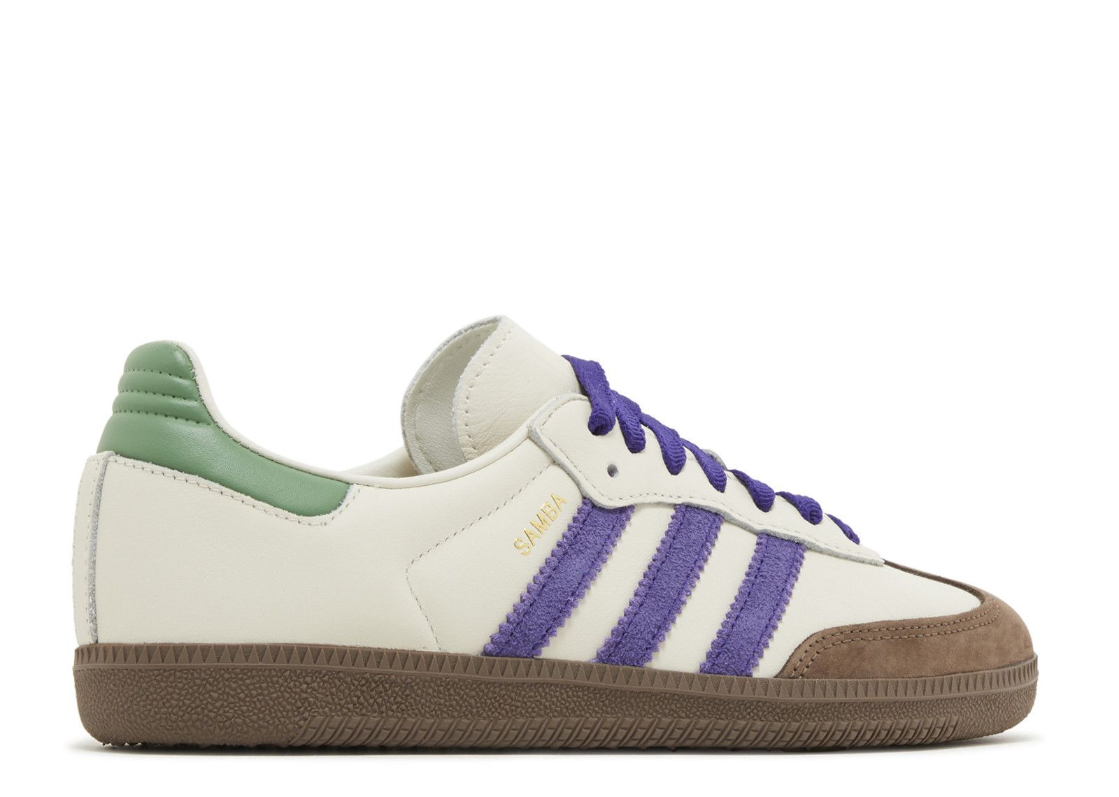 WMNS SAMBA OG 'OFF WHITE PURPLE GREEN' - 3