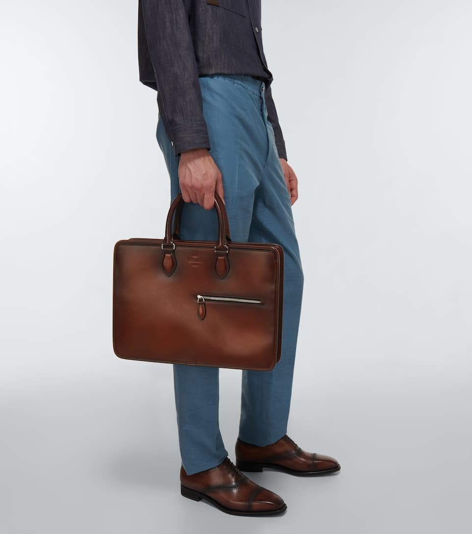 Un Jour leather briefcase - 2