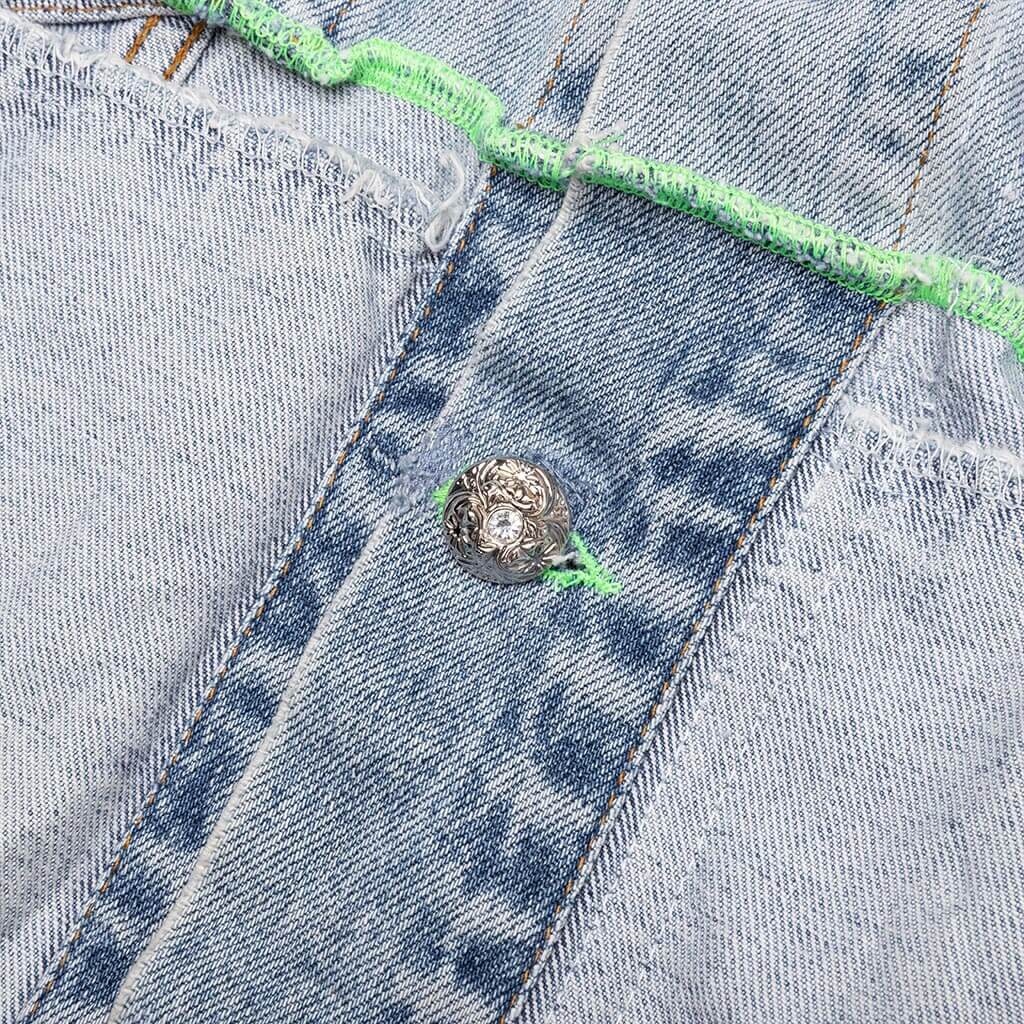 ESCAPADE REVERSIBLE DENIM JACKET - BLUE - 5