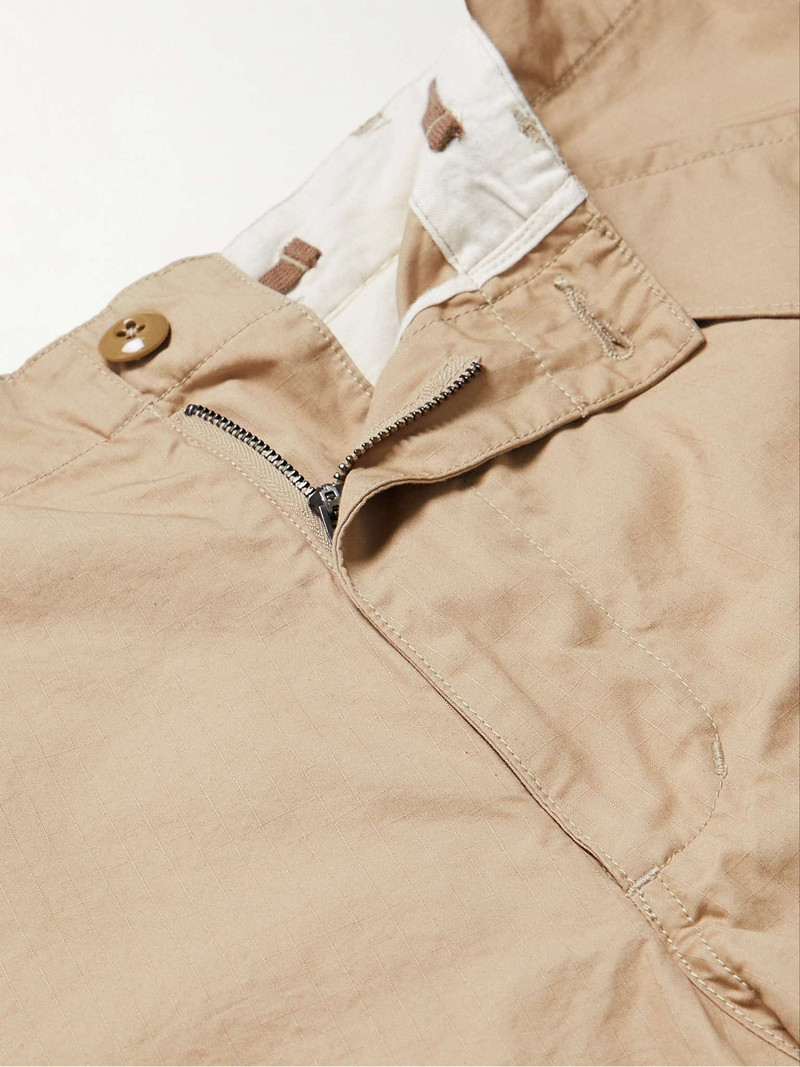 Straight-Leg Cotton-Ripstop Cargo Shorts 5