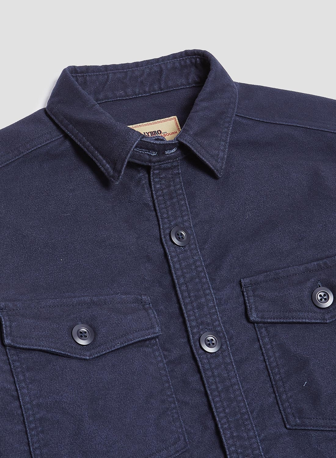 Big Overshirt in Black Navy - 4