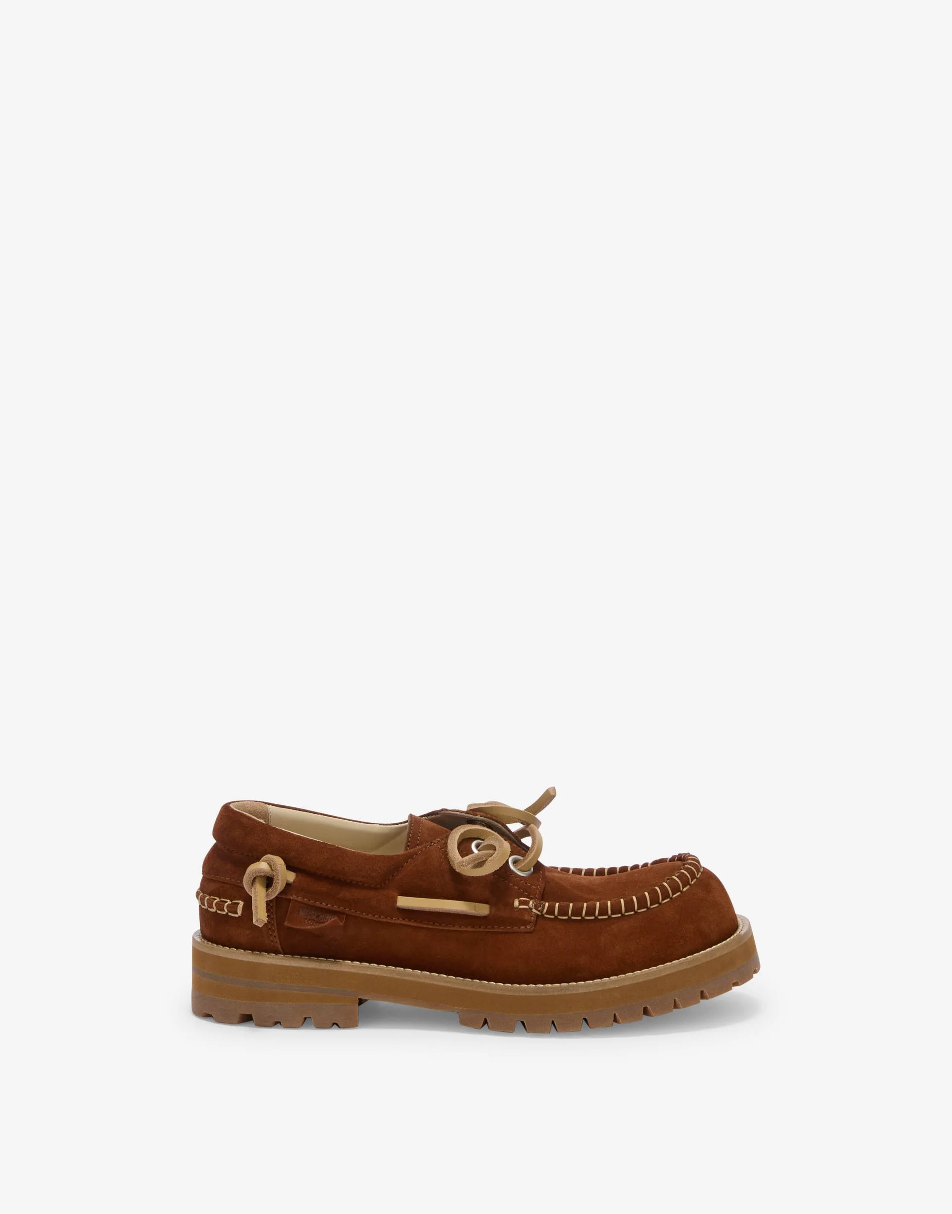 SUEDE BOAT LOAFERS - 1