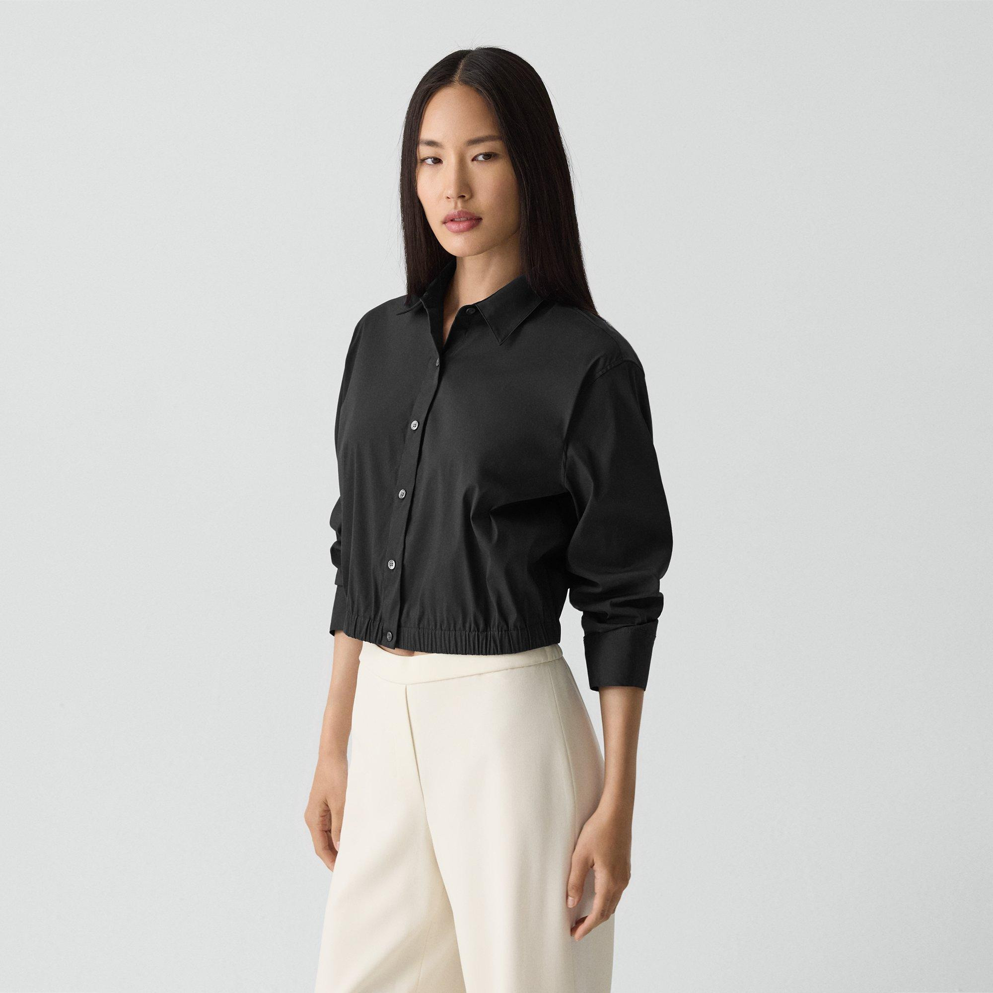 Cropped Shirt in Good Cotton - 3