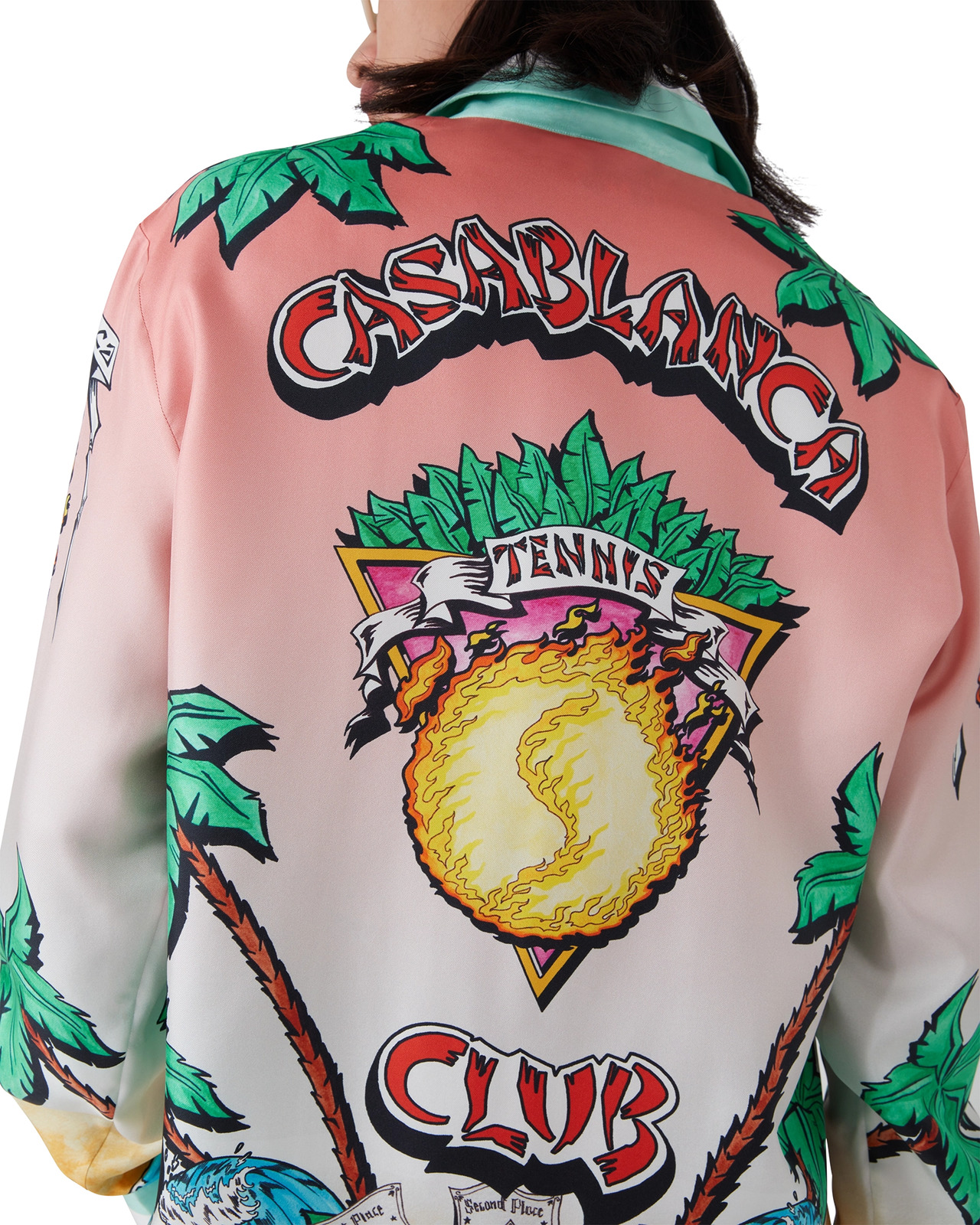 Tennis Club Silk Shirt | Casablanca Paris - 9