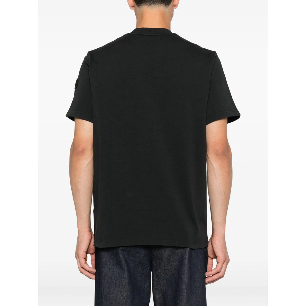 Moncler Black T-Shirts & Vests - T-Shirts Men - 3
