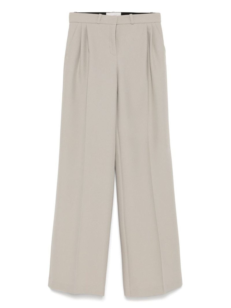 pleat-detail trousers 1