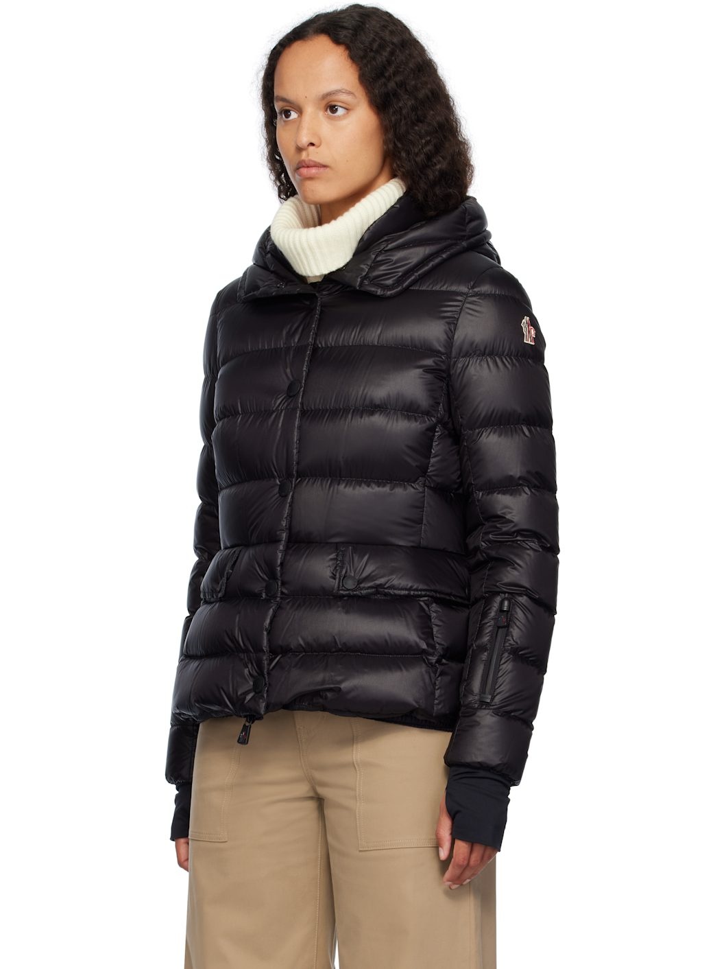 Black Armoniques Down Jacket - 4