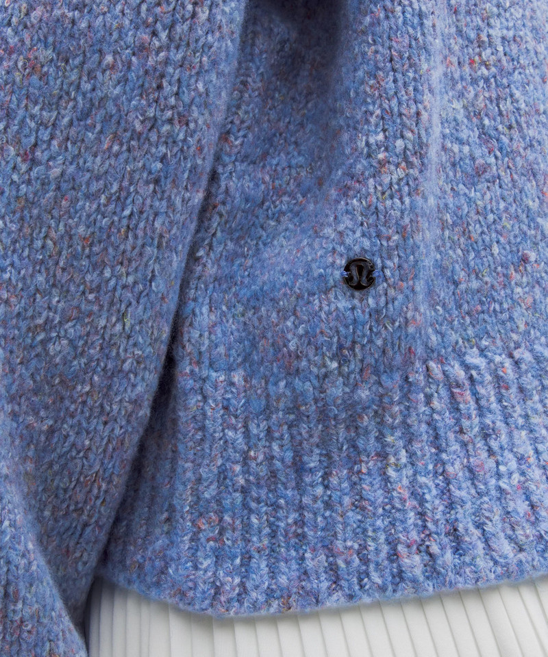 Wool-Blend Button-Up Cardigan 5