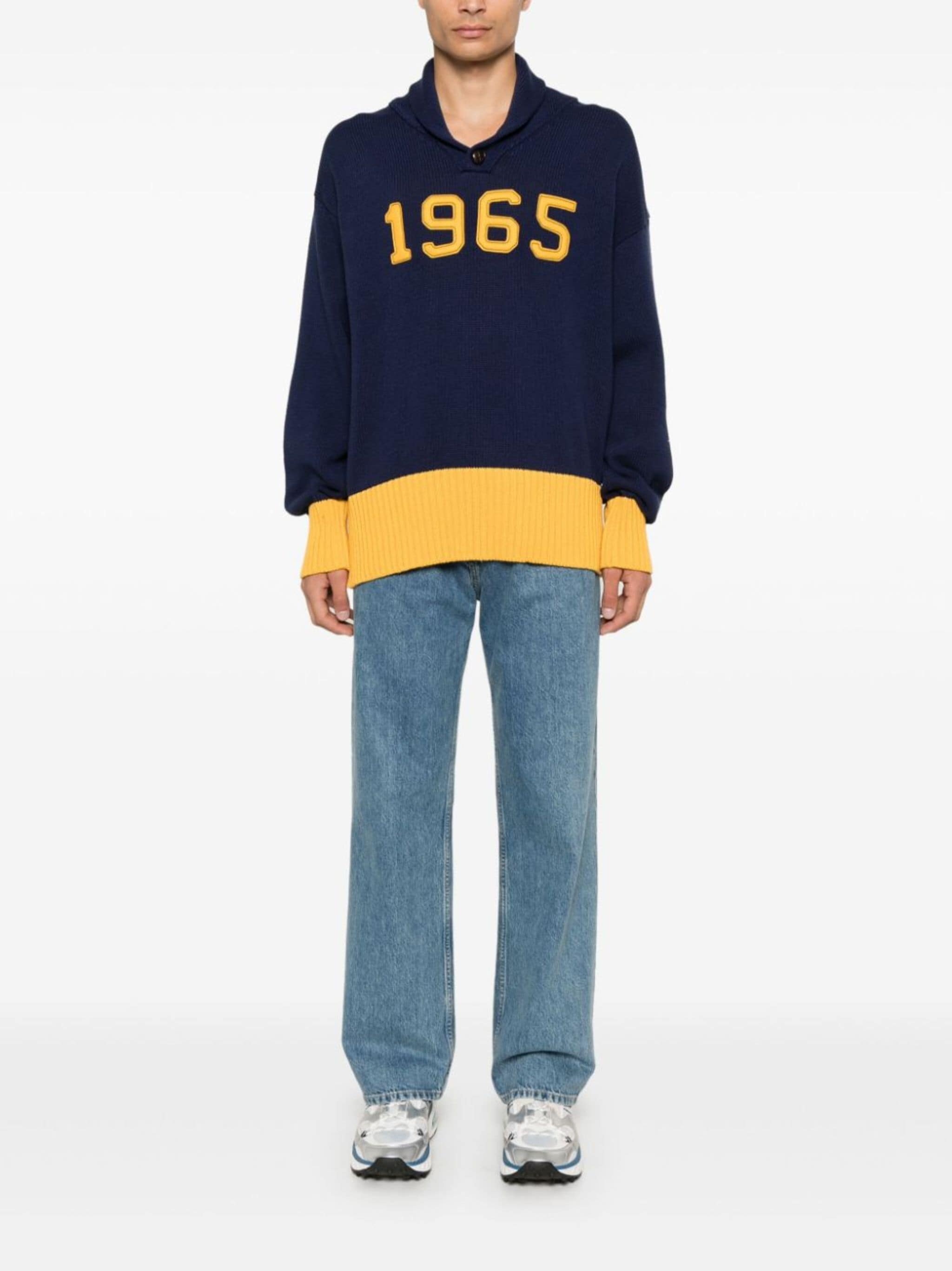 1965-patch sweater - 2