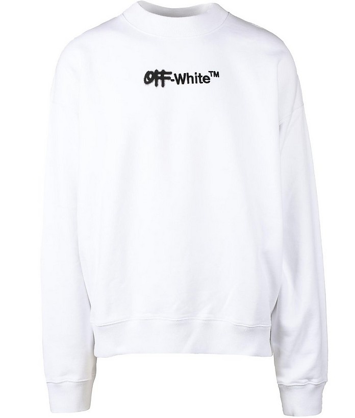 Men's White Sweatshirt - 1