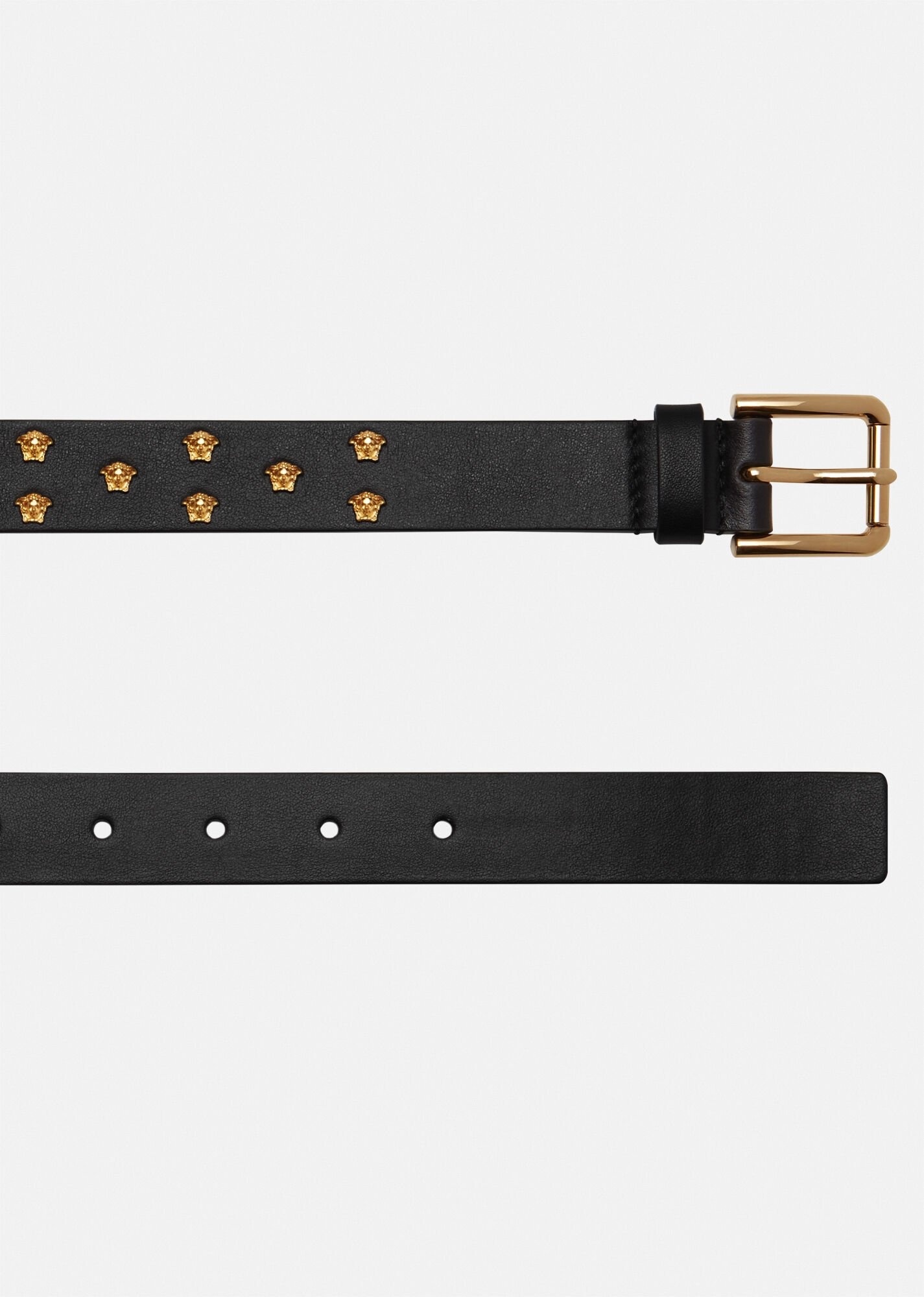 Medusa Stud Leather Belt - 3
