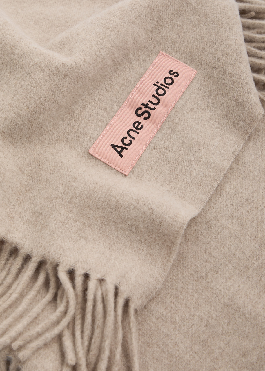 Acne Studios Canada Cancan Fringed Wool Scarf - 3